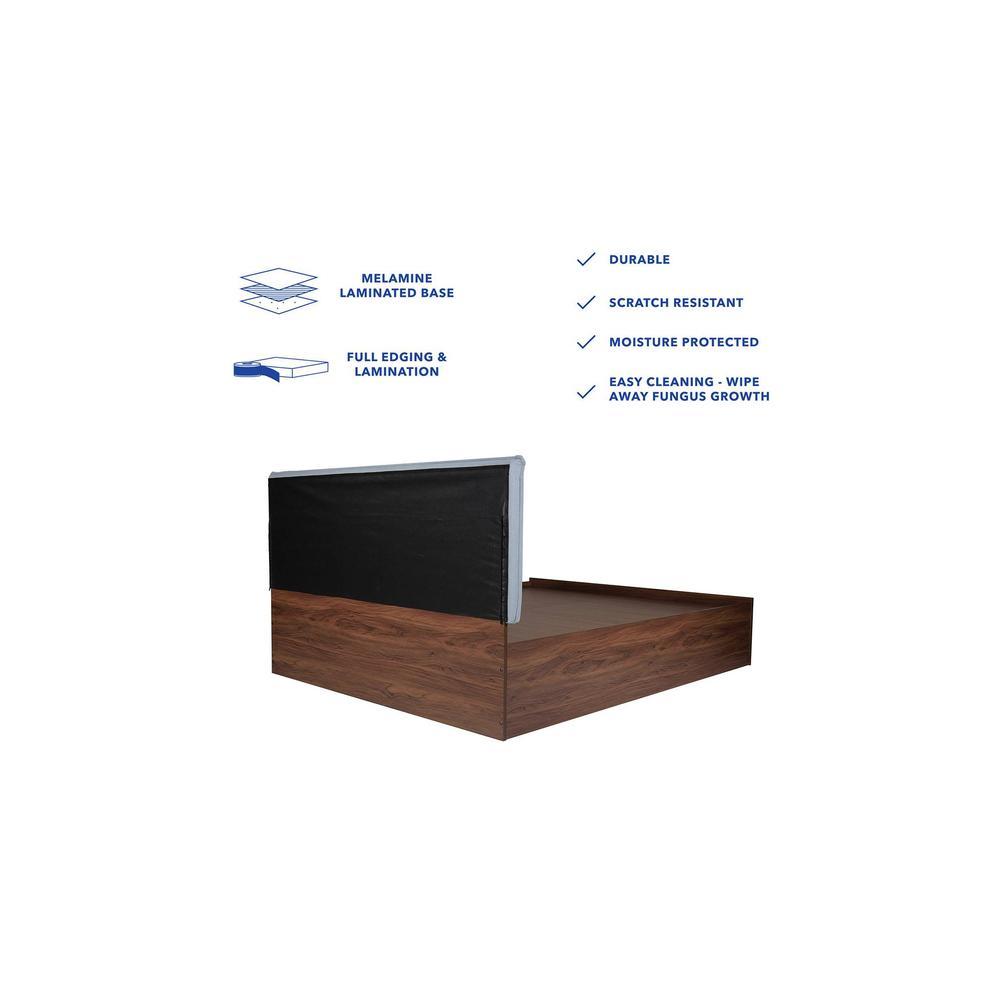 Satya Bed With Premium Leatherette Fabric And Box Storage Queen Bed