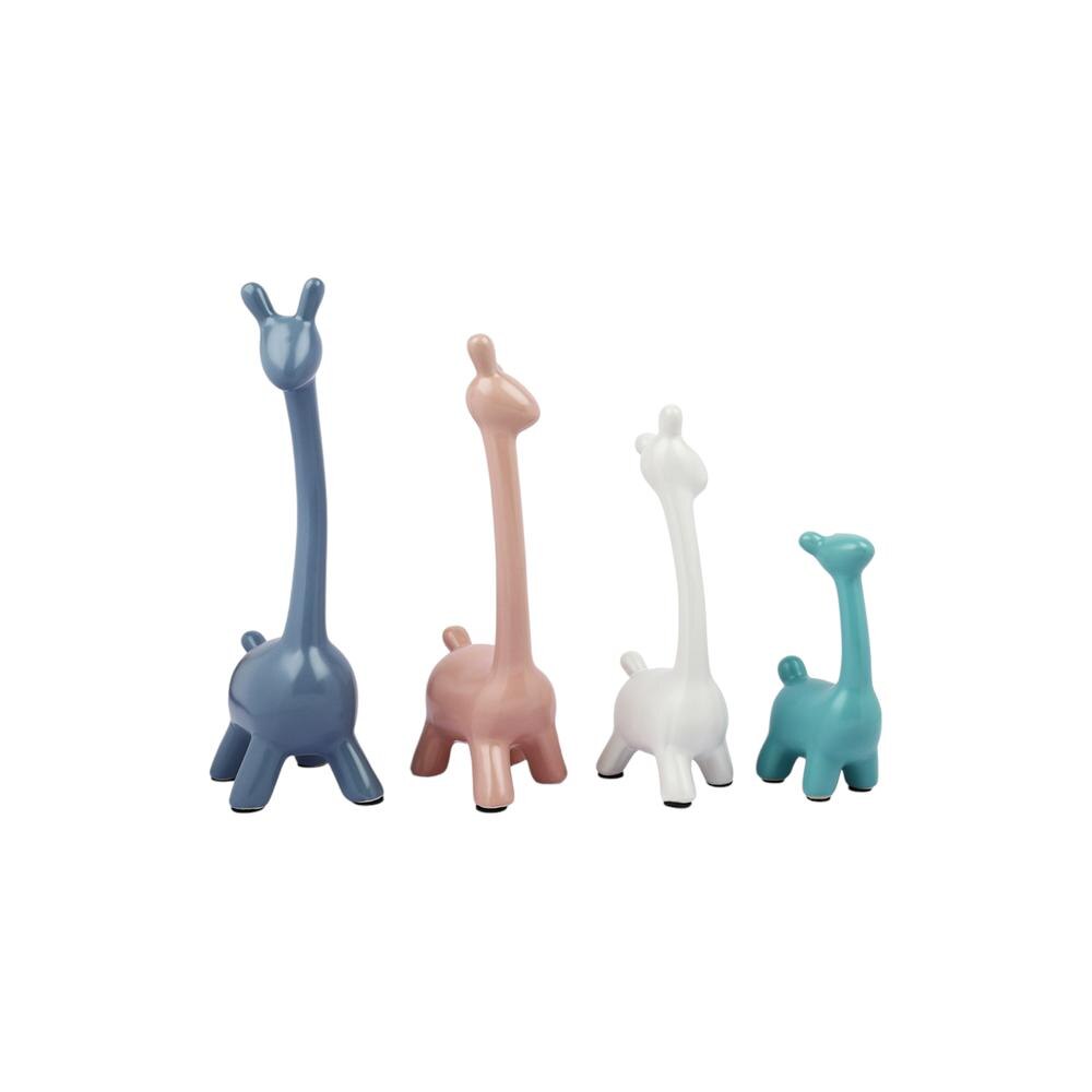 Set Of 4 Graceful Giraffe Showpieces