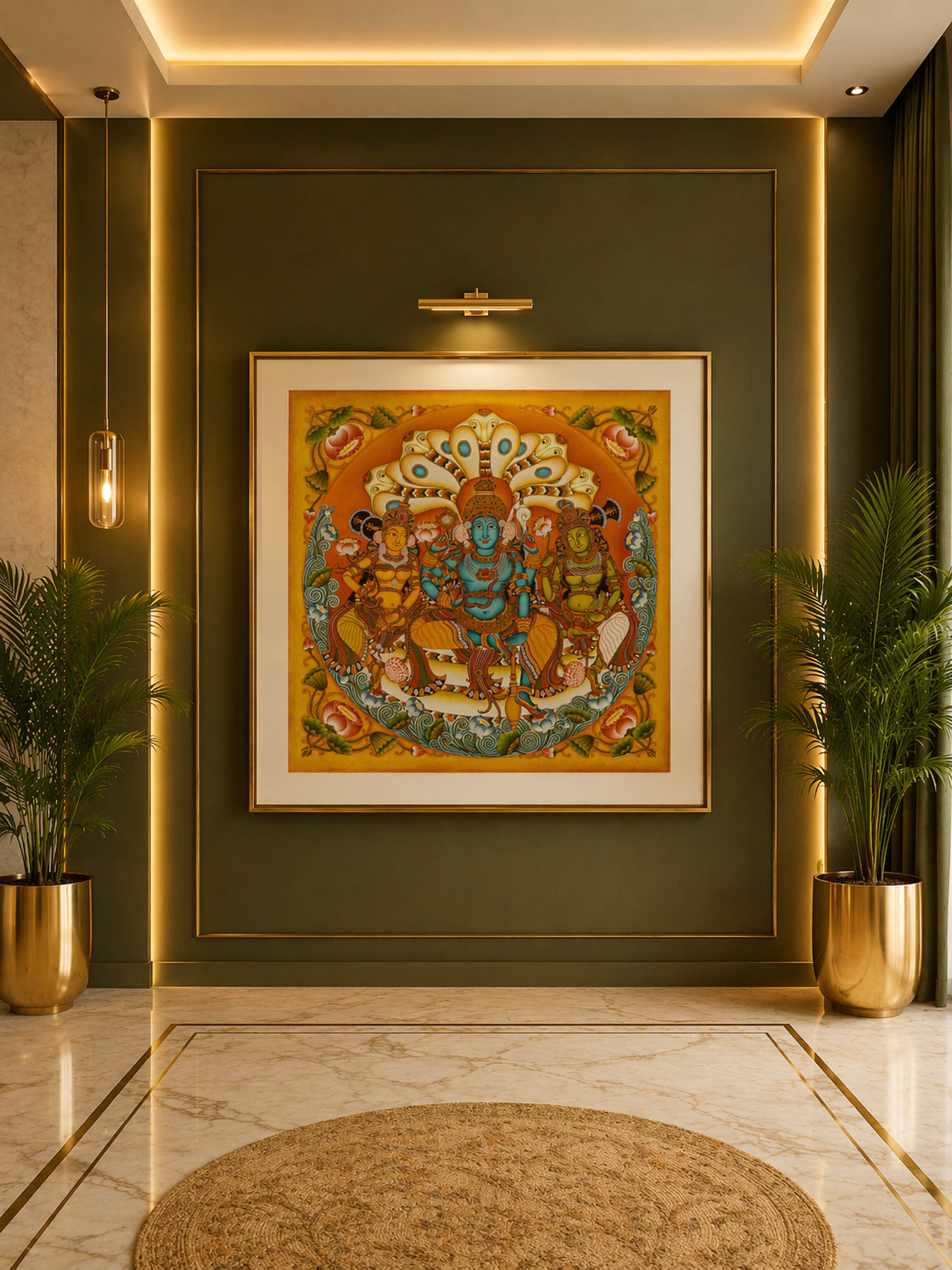 Anantha Padmanabha Kerala Mural Painting