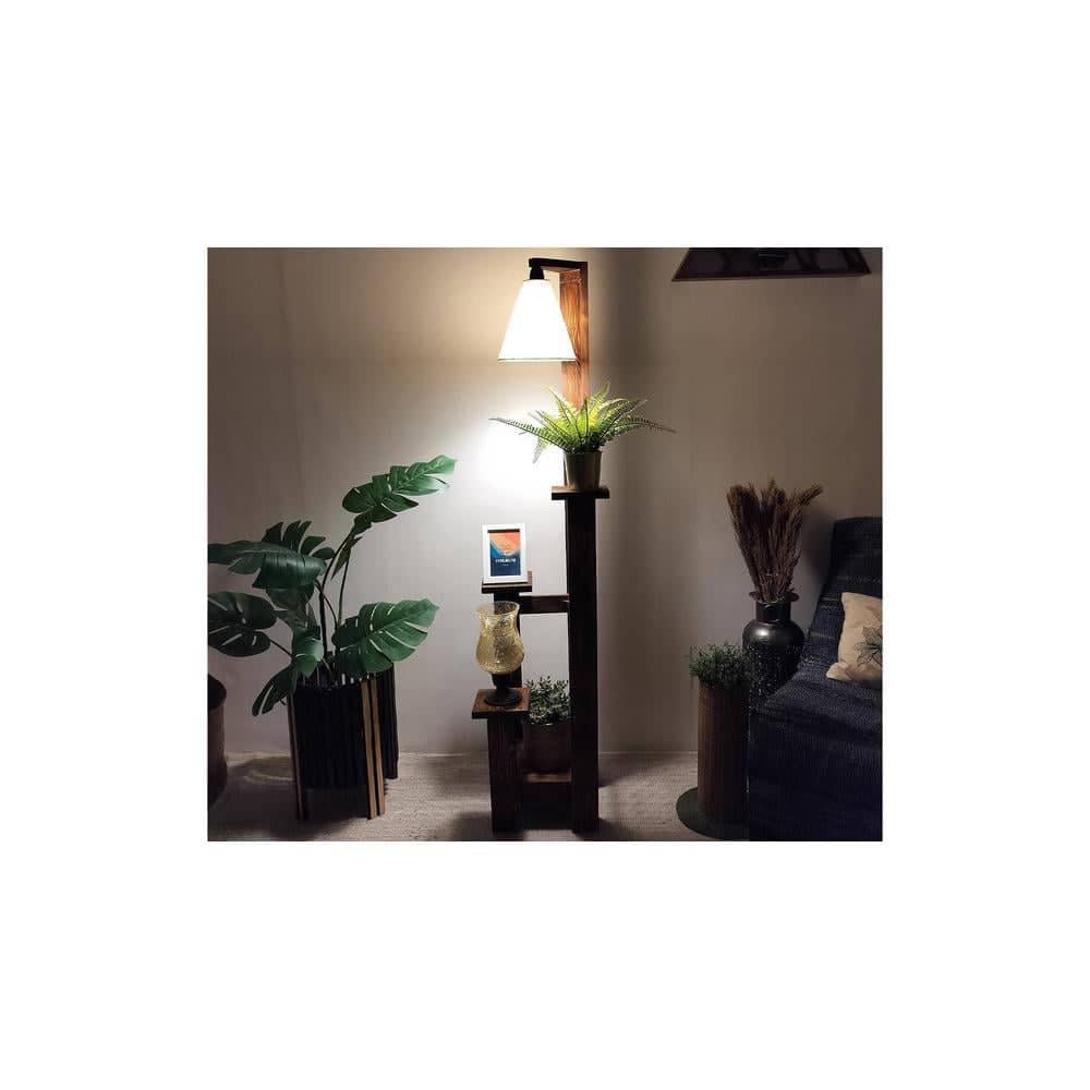 Dorian Beige Jute Floor Lamp with Beige Jute Base