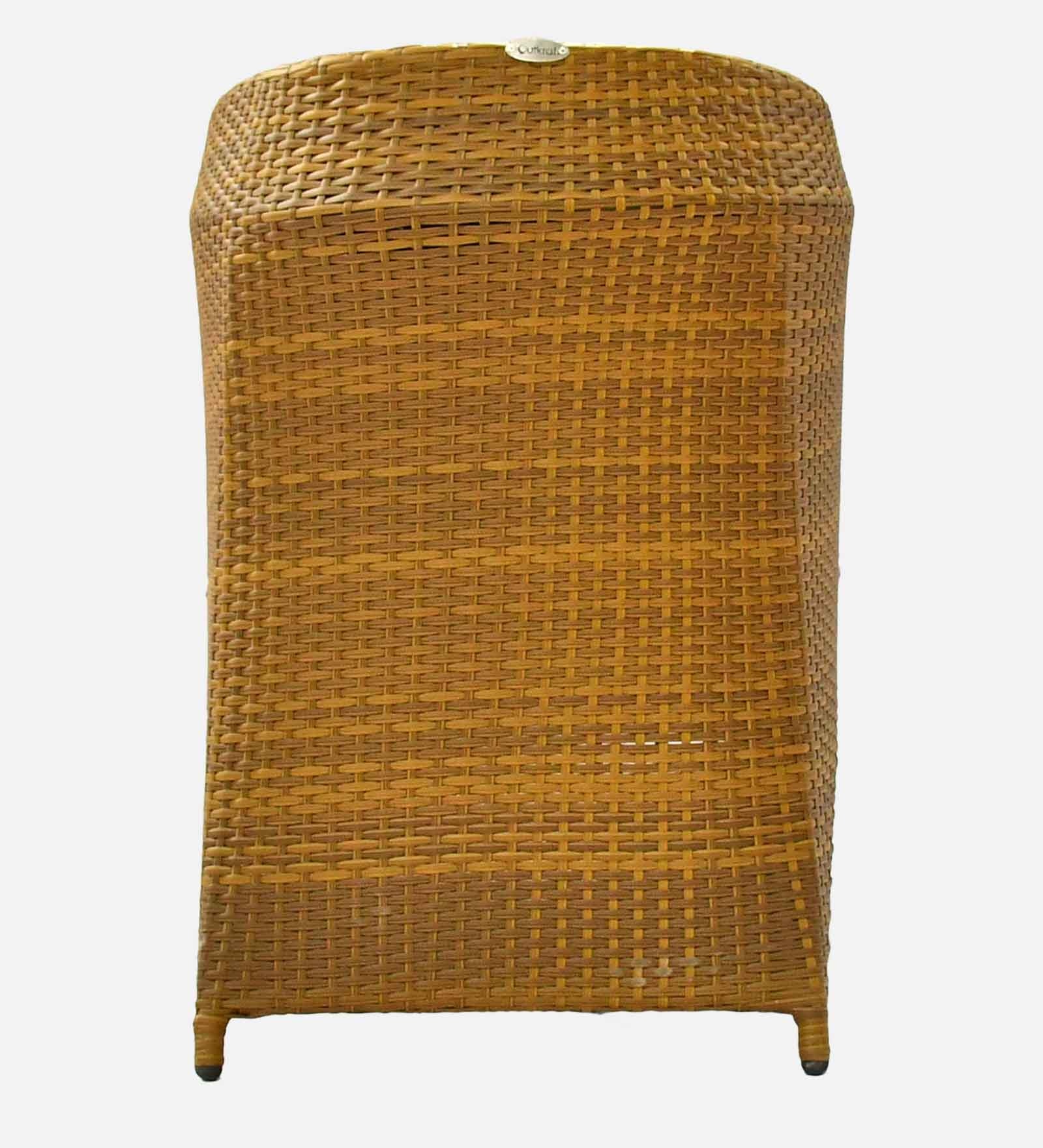 Hobart Wicker Chair In Beige Brown Tone Finish