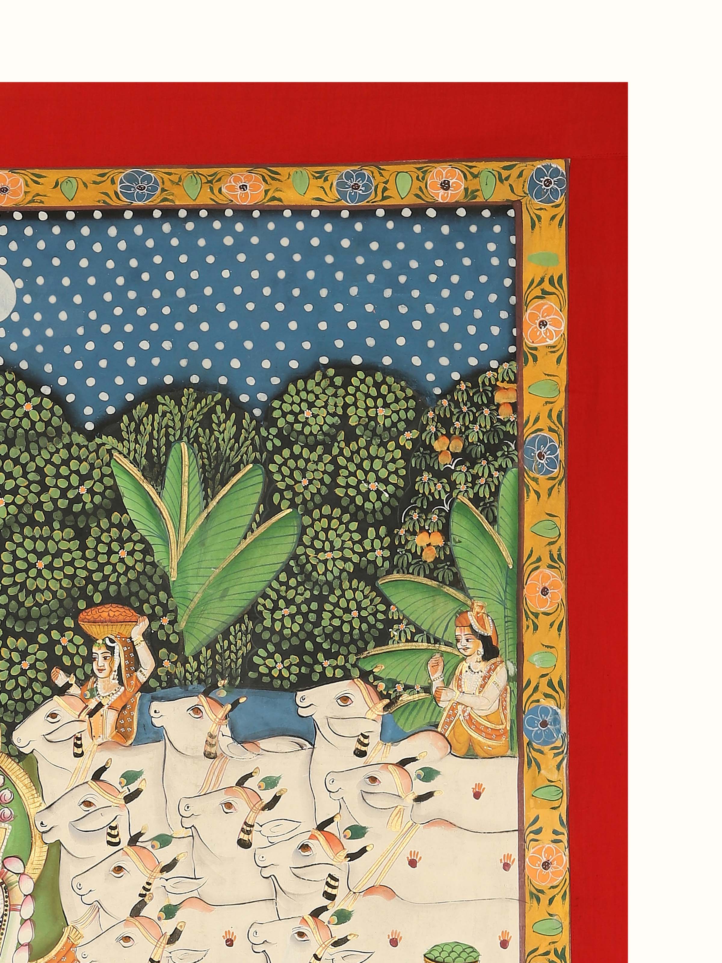 Gopashthami Pichwai Painting