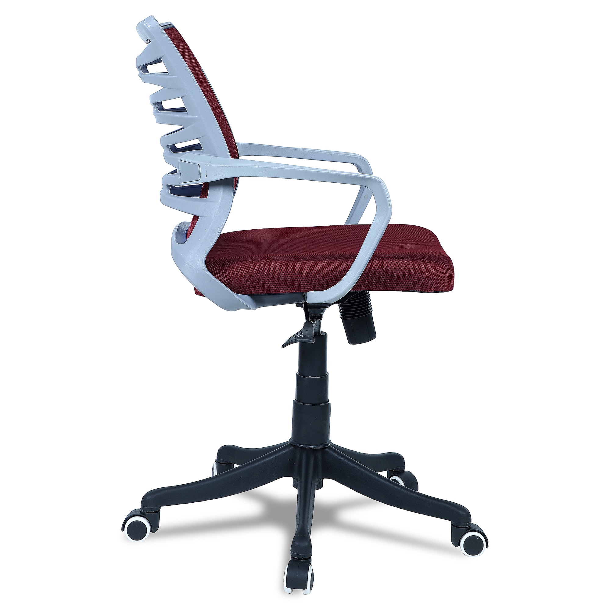 Xxeana Mid Back Ergonomic Chair in Maroon Colour