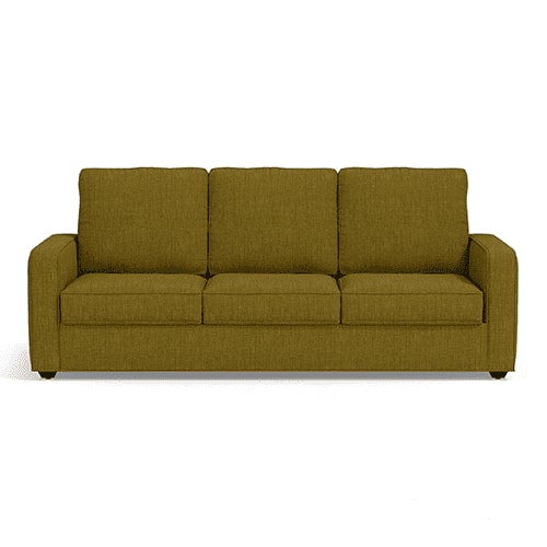 Apollo Sofa Set (Colour : Olive Green, Cushion : Hard, Back Type : High Back, Seater : 3+1+1)