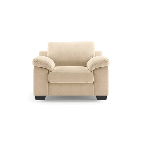 Esquel Premium 1 Seater Fabric Sofa in Birch Beige Colour