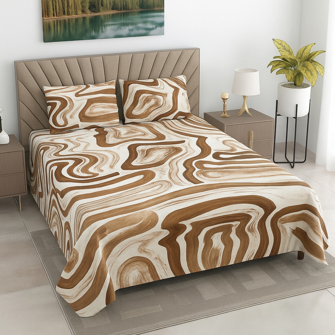 Threads Luxury Pure Cotton Super King Size bedsheets 275 x275 - Threads