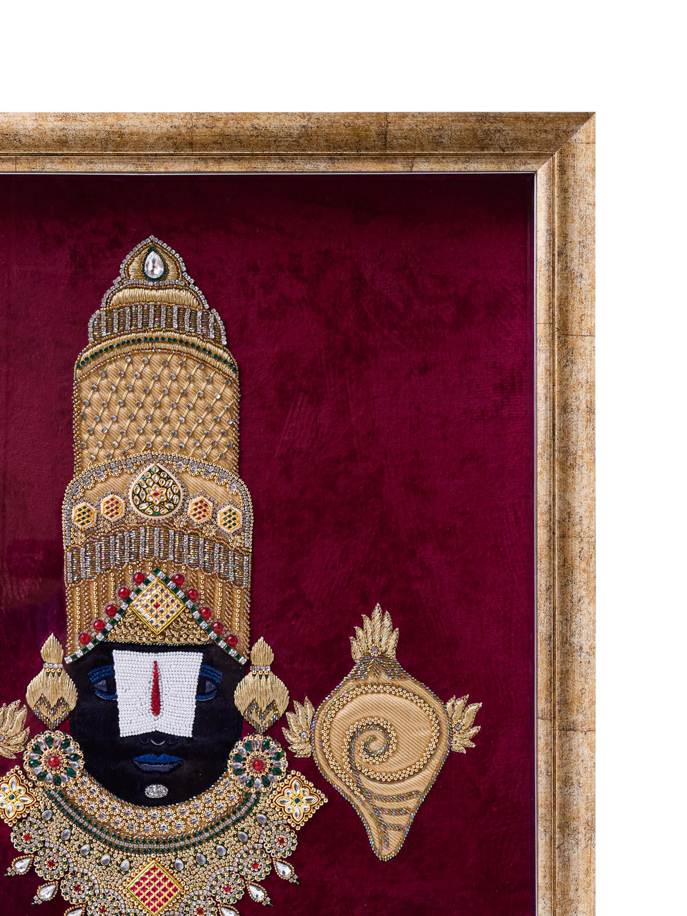 Balaji Zardozi Silk Wall Hanging