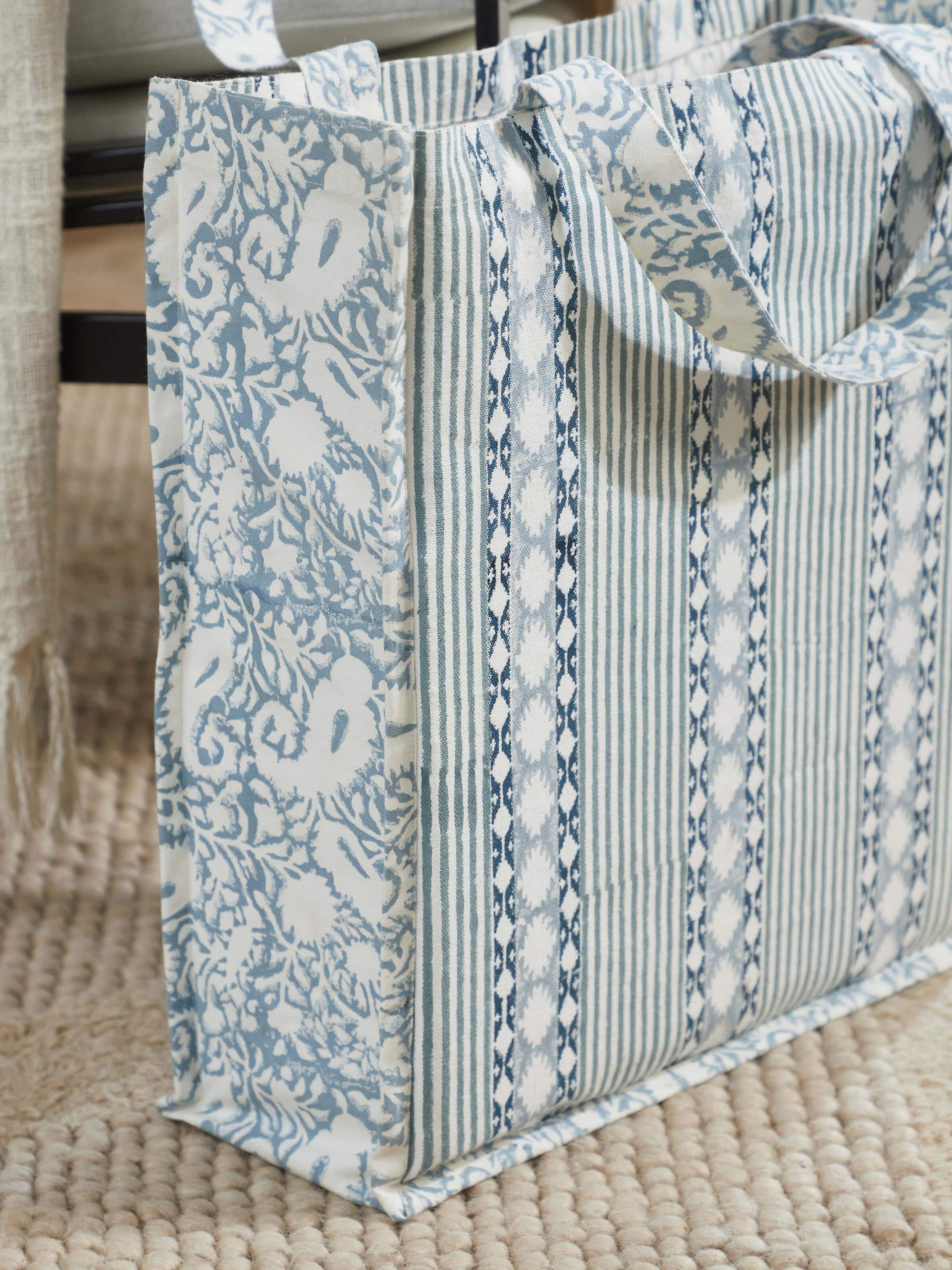 Canvas Hand Block Printed Handbag