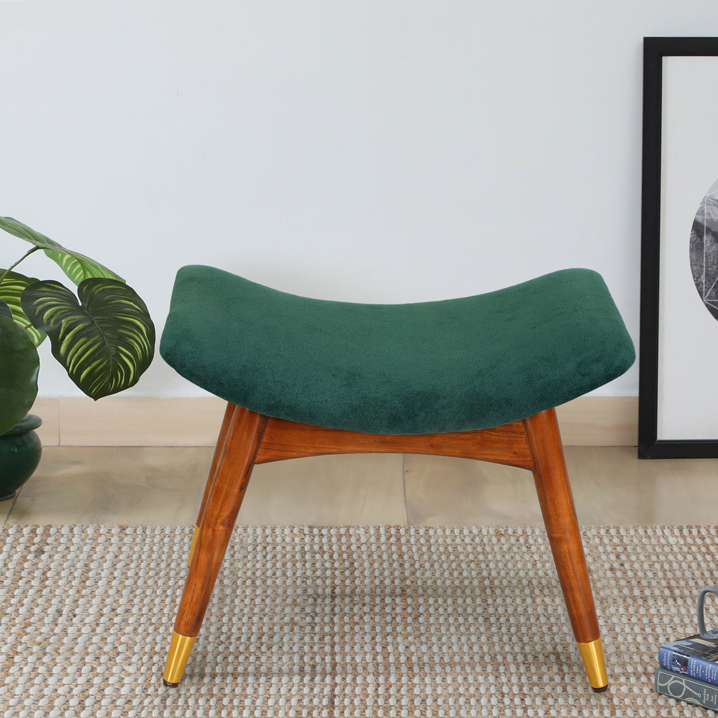 Zuno Seating Stool in Green Color