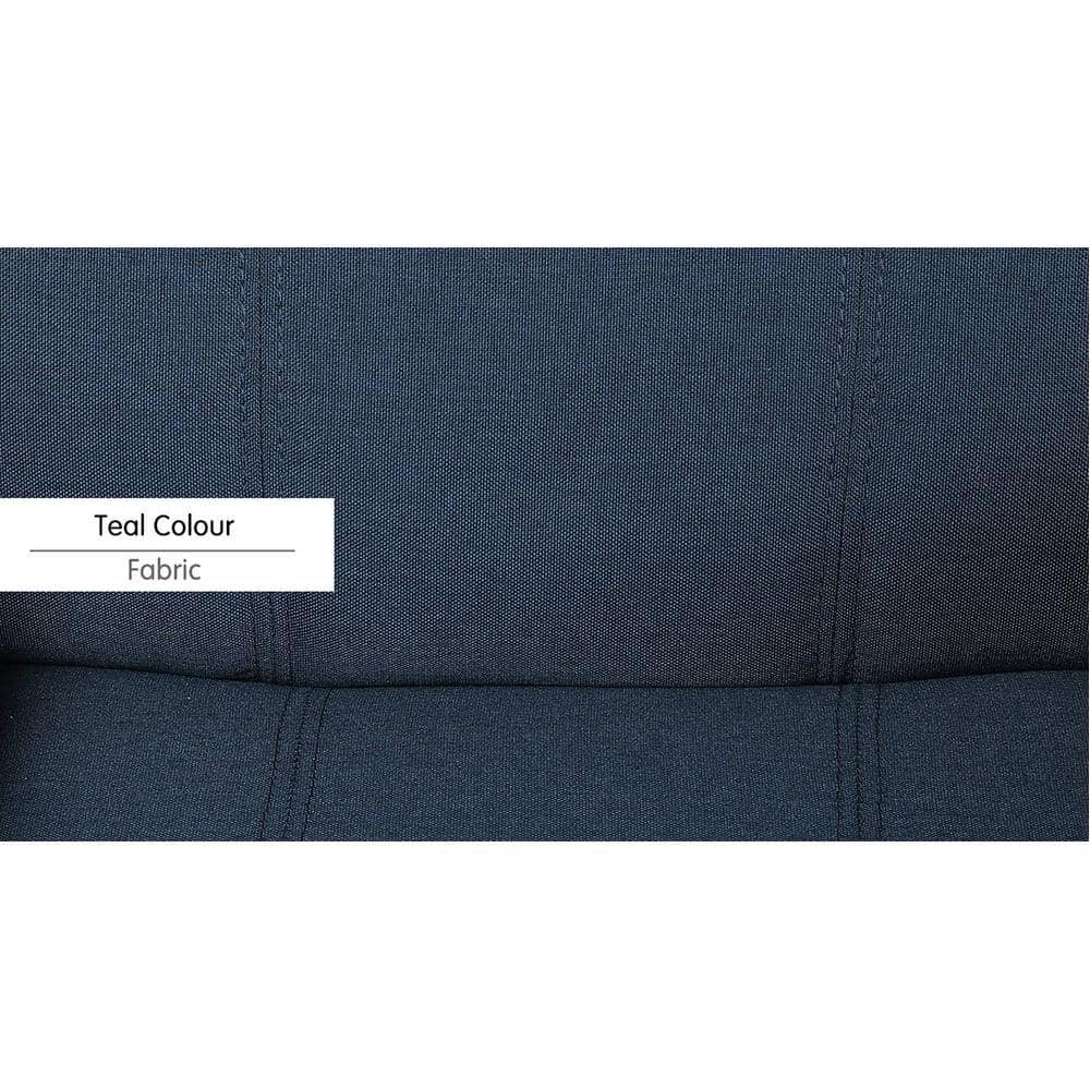 Spino Leatherette One Seater Manual Recliner in Blue Colour