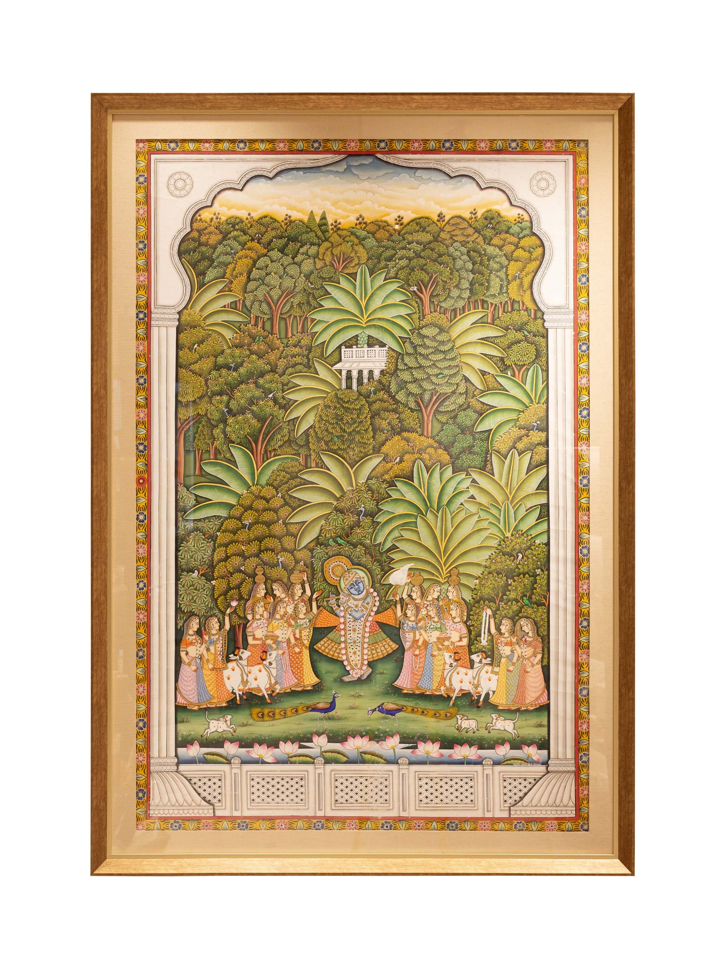 Shrinathji Gopies Pichwai Painting