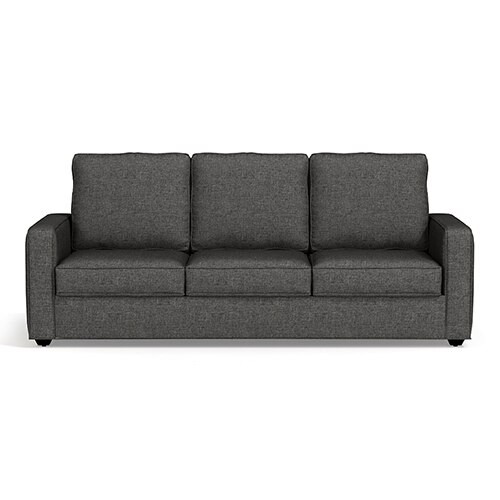 Apollo Compact Sofa Set (Colour : Steel Grey, Cushion : Hard, Back Type : High Back, Seater : 3+1+1)