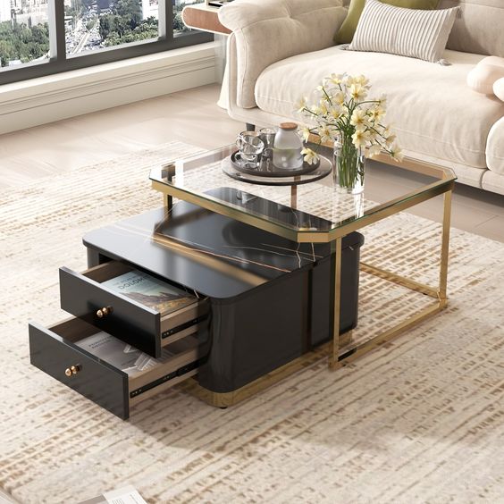 Aura Twosome Coffee Table - Handicrafts Town