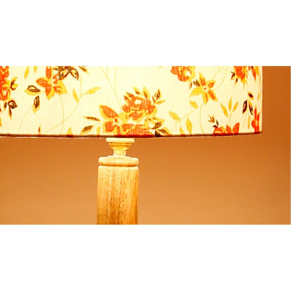 Jack Multicolour Cotton Shade Floor Lamp