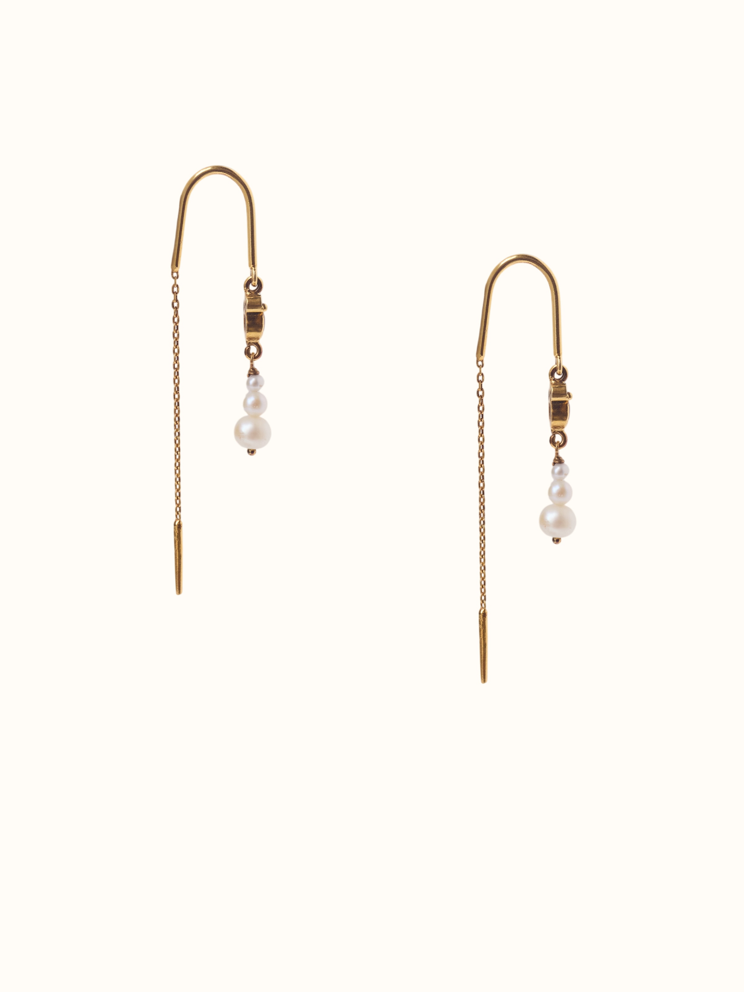 Guttapusalu Silver Drop Earrings