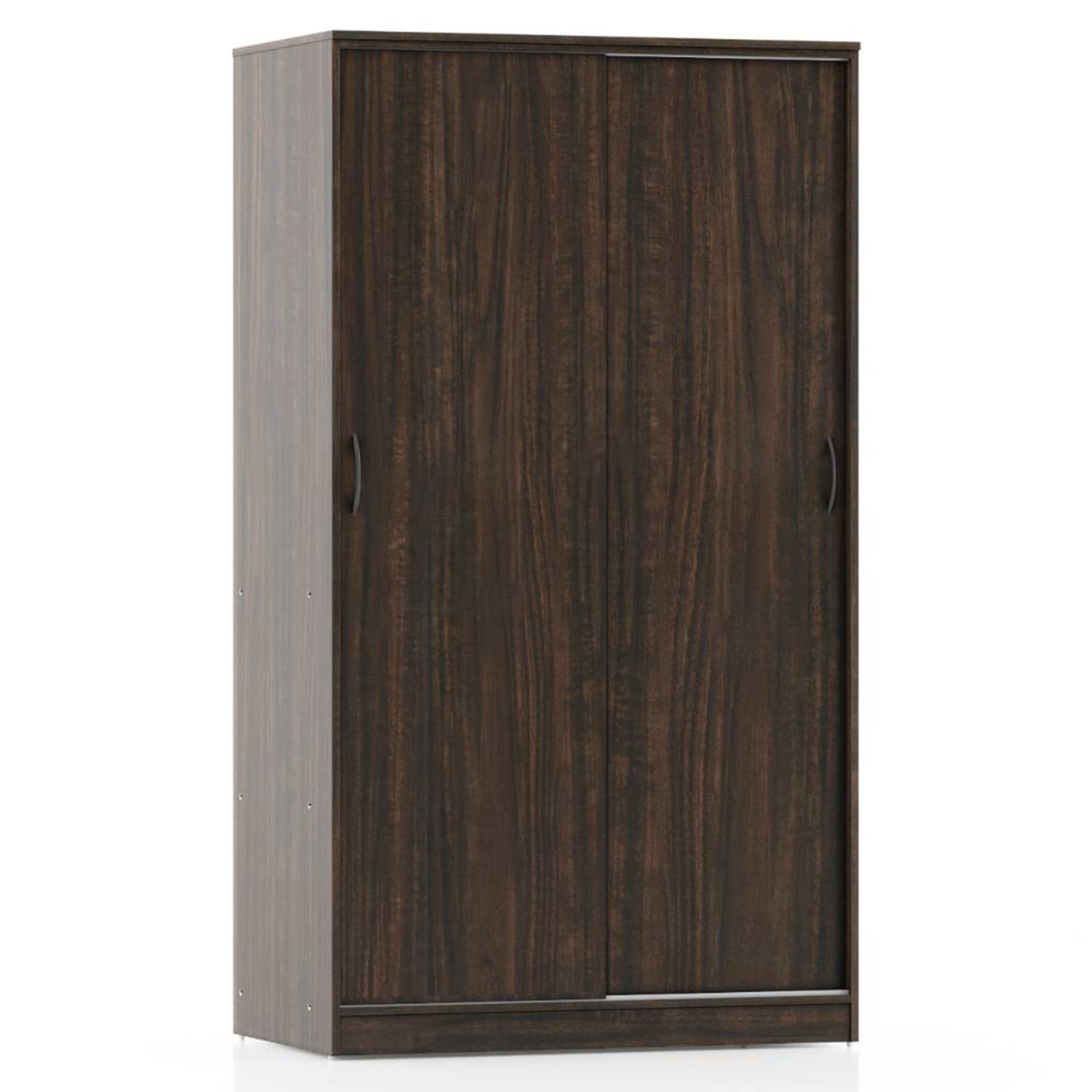 Jaden Engineered Wood 2 Door Sliding Wardrobe Without Mirror