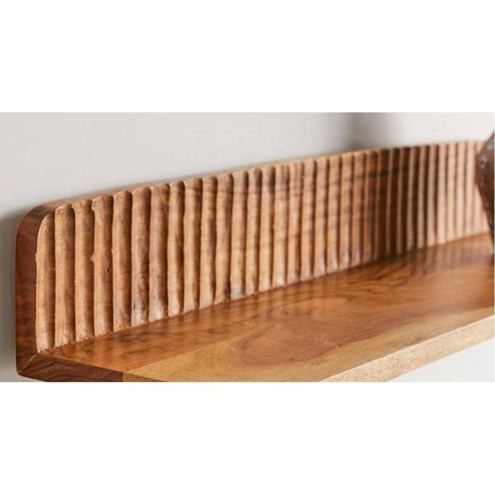 WOODENMOOD Rectangular Wall Rack