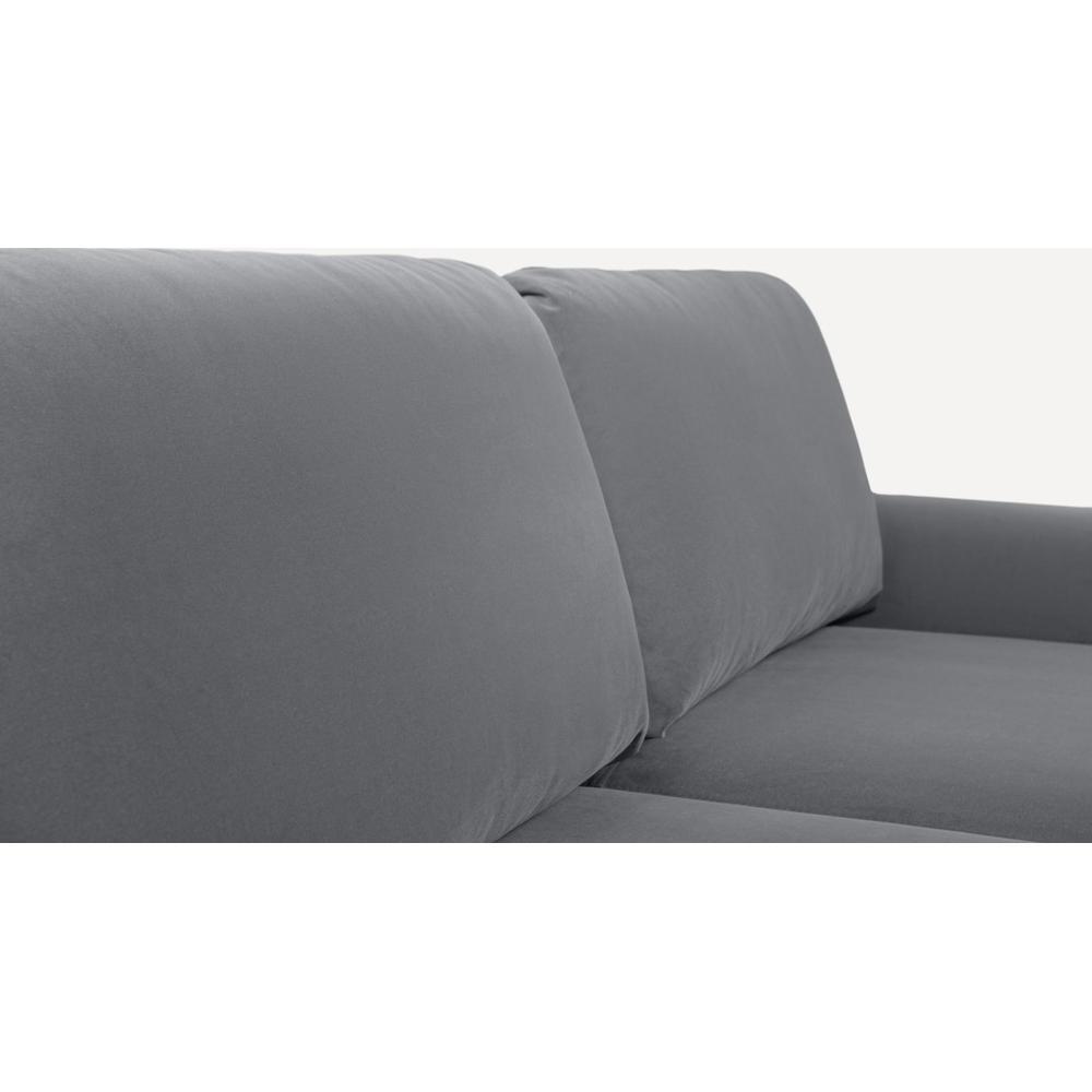 Lite 3 Seater Fold Out Sofa Cum Bed In Grey Colour