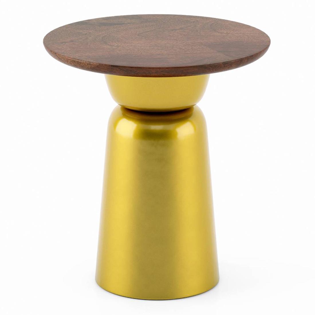Rostrum Solid Wood Side Table