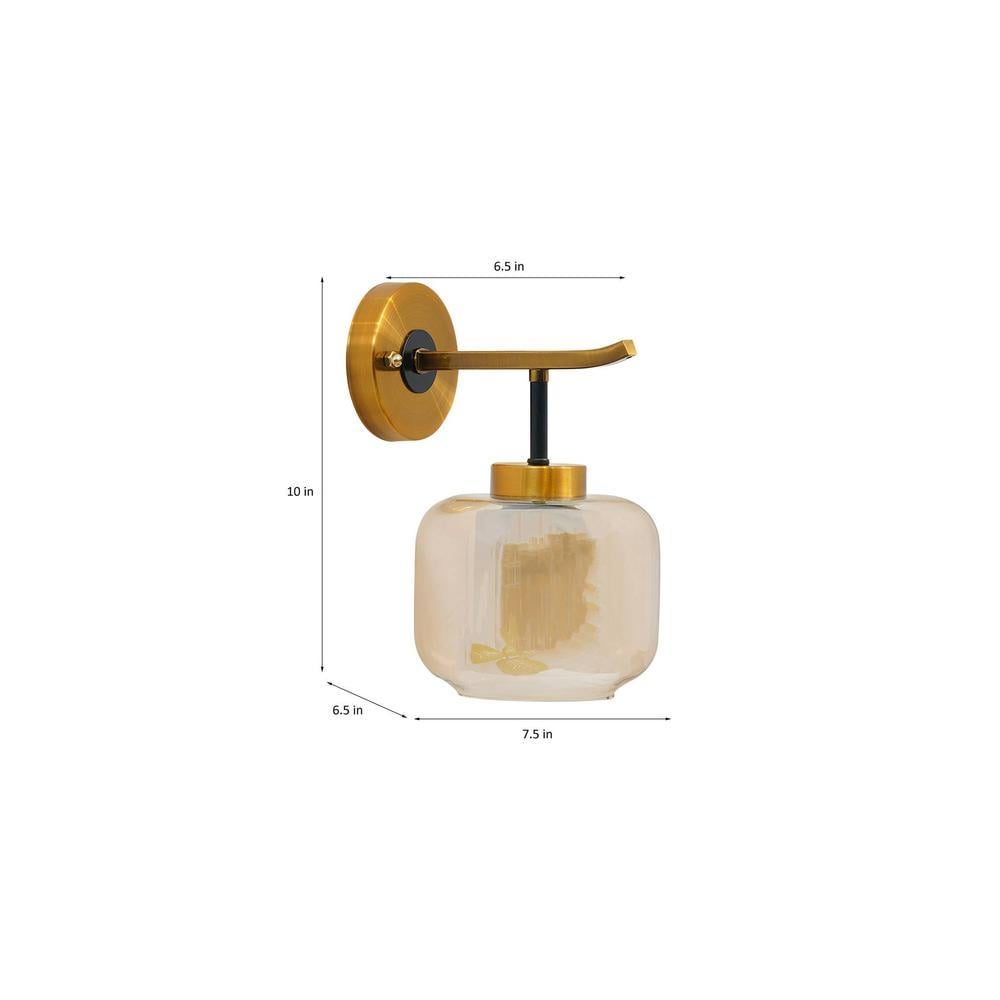 Keagan Glass Wall Light