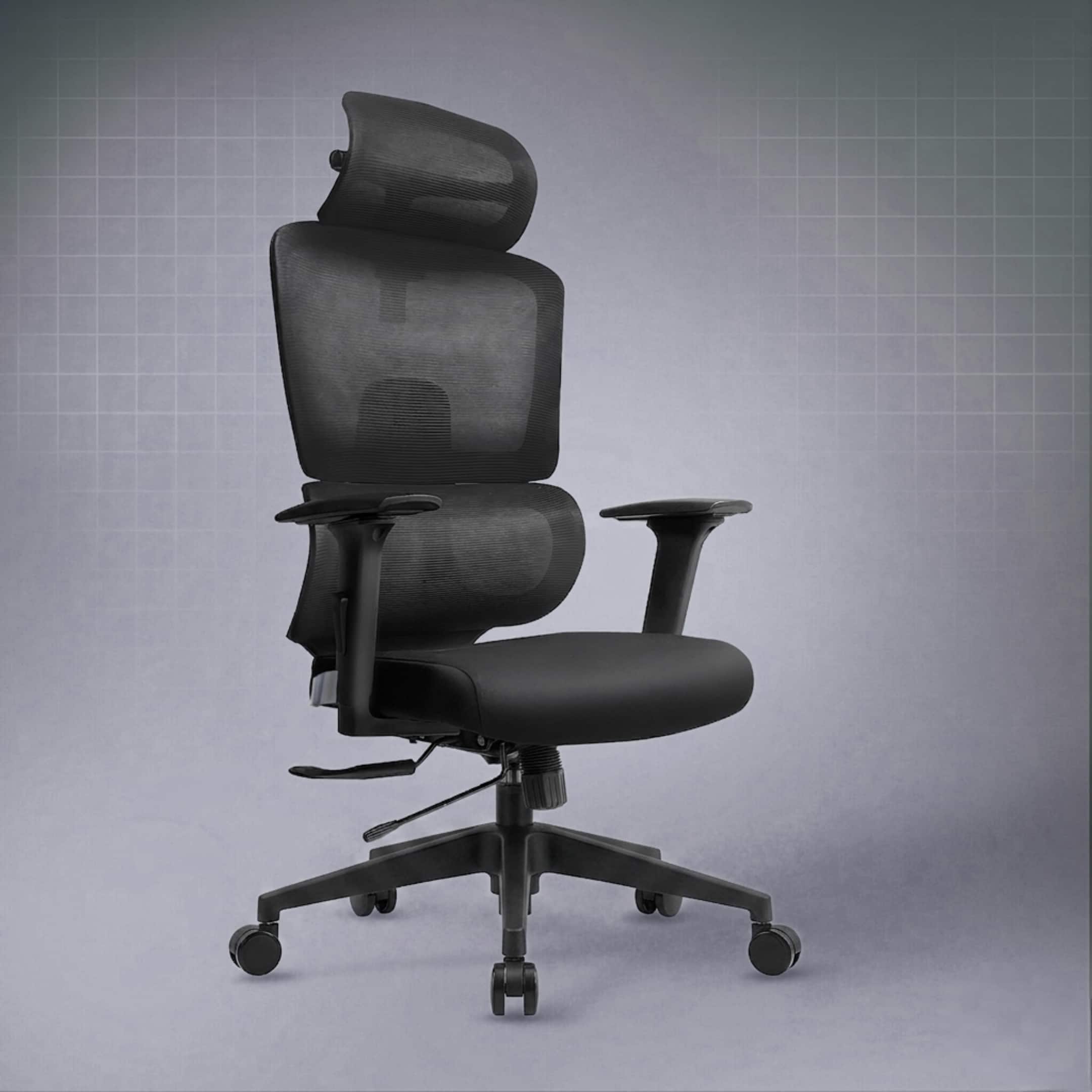 Imperia Ergonomic Study Chair in Black Colour