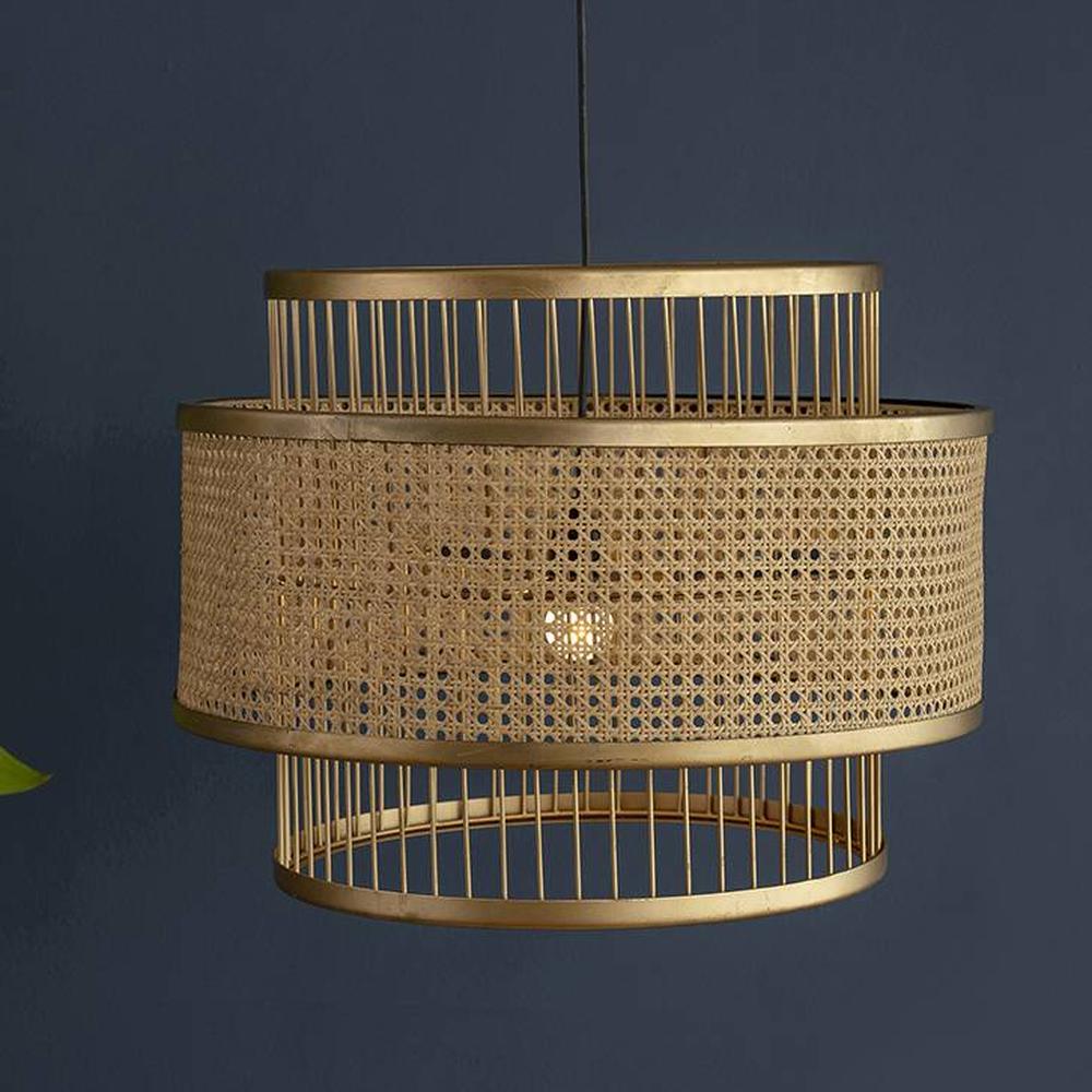 Isla Gold Iron Hanging Light - Orange Tree