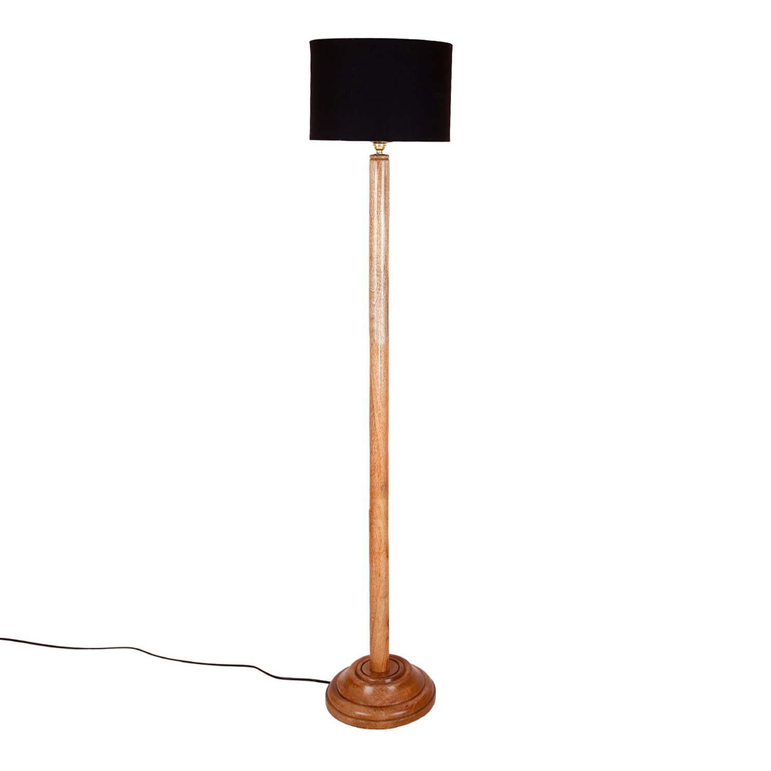 Devansh Wooden Foor Lamp