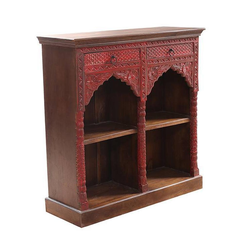 Deval Bookshelf -Finish - red