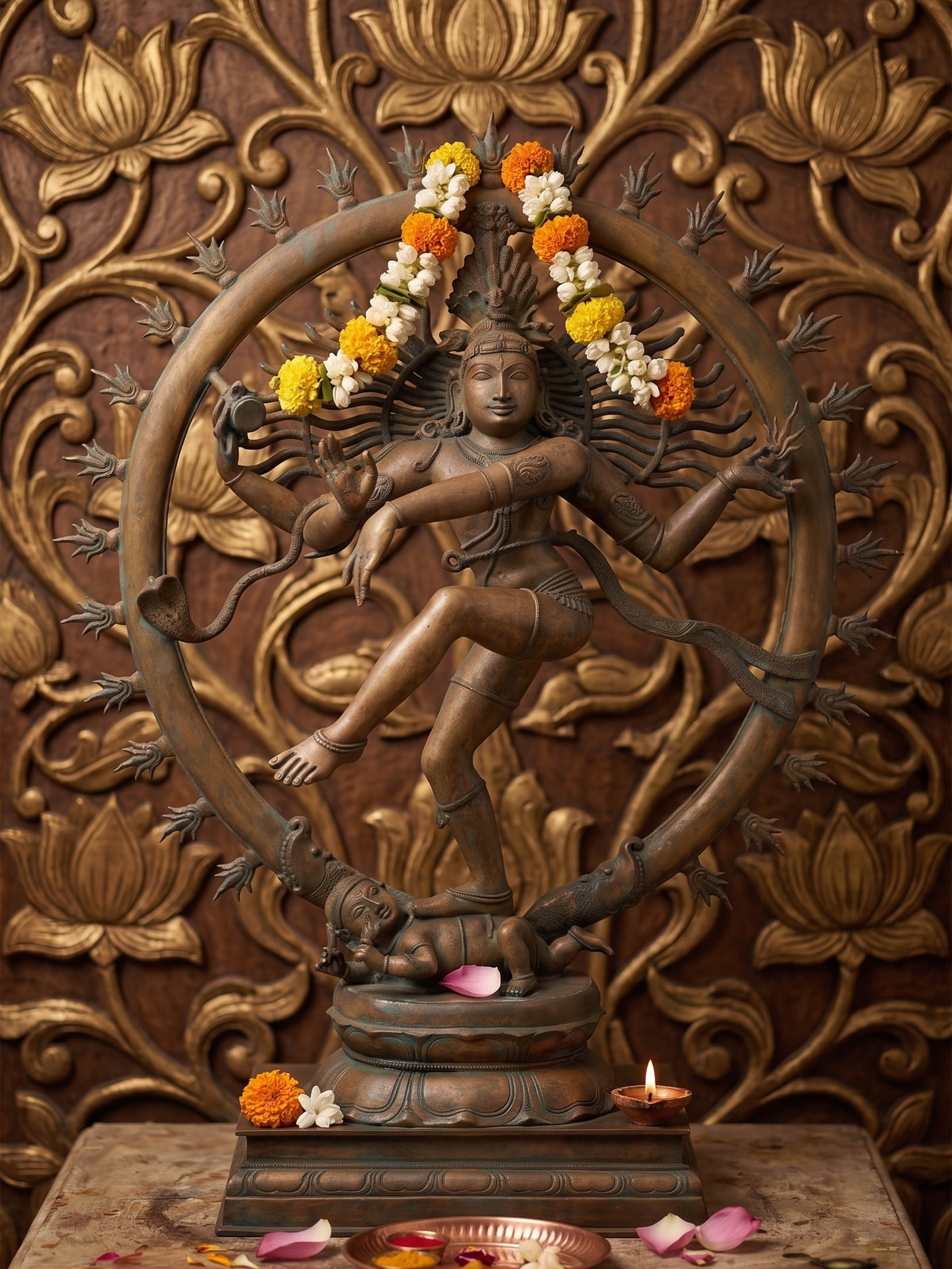Graceful Nataraja Bronze Casting Idol