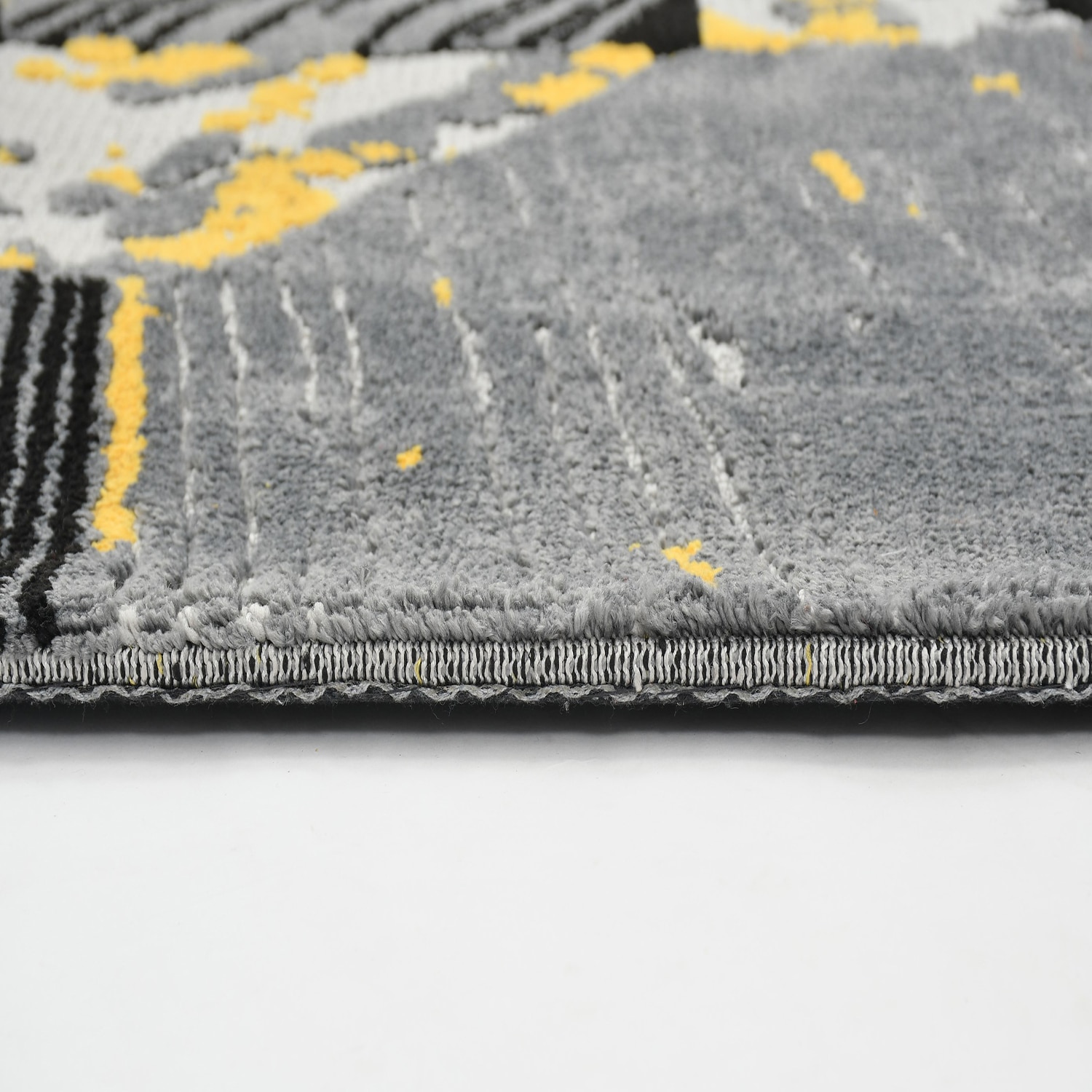 Multicolor Abstract Machine Made Polyester 2 X 5 Feet Carpet