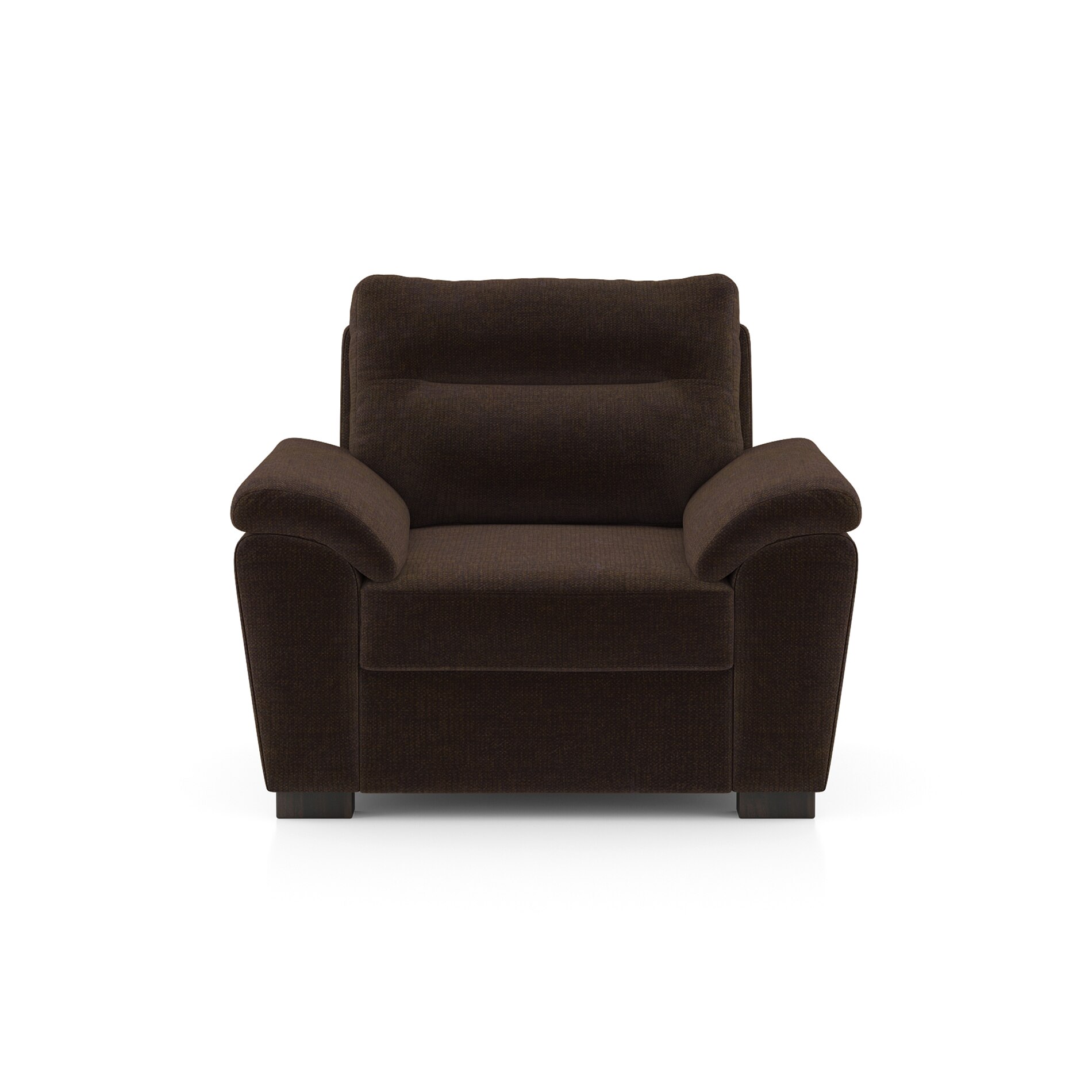 Adelaide Sofa Set (Colour : Dark Earth Brown , Seater : 2+1+1)