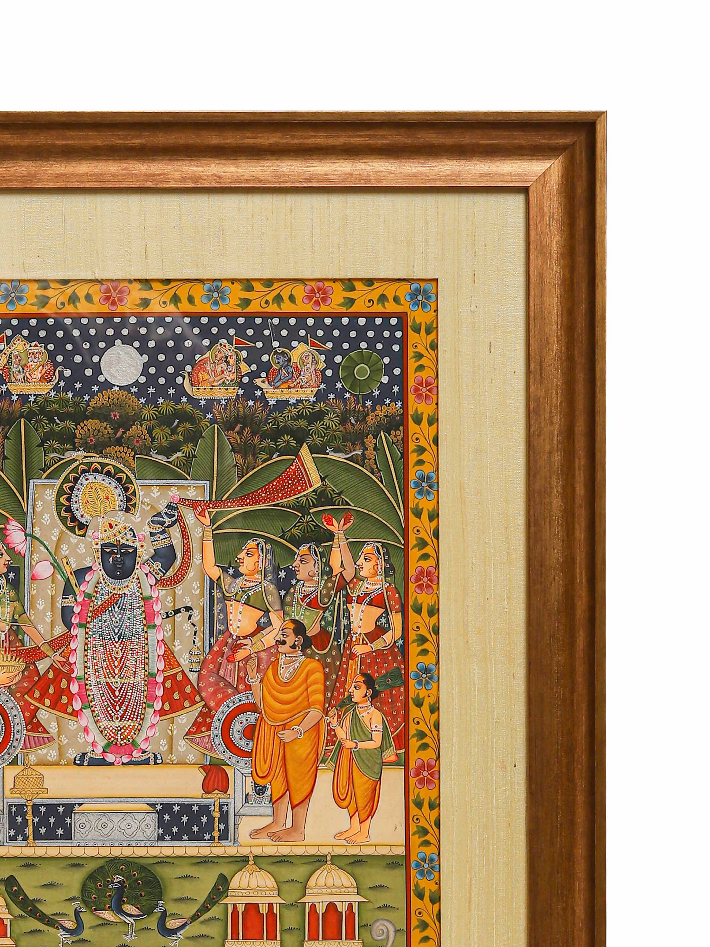 Sharad Purnima with Daan Leela Pichwai Painting