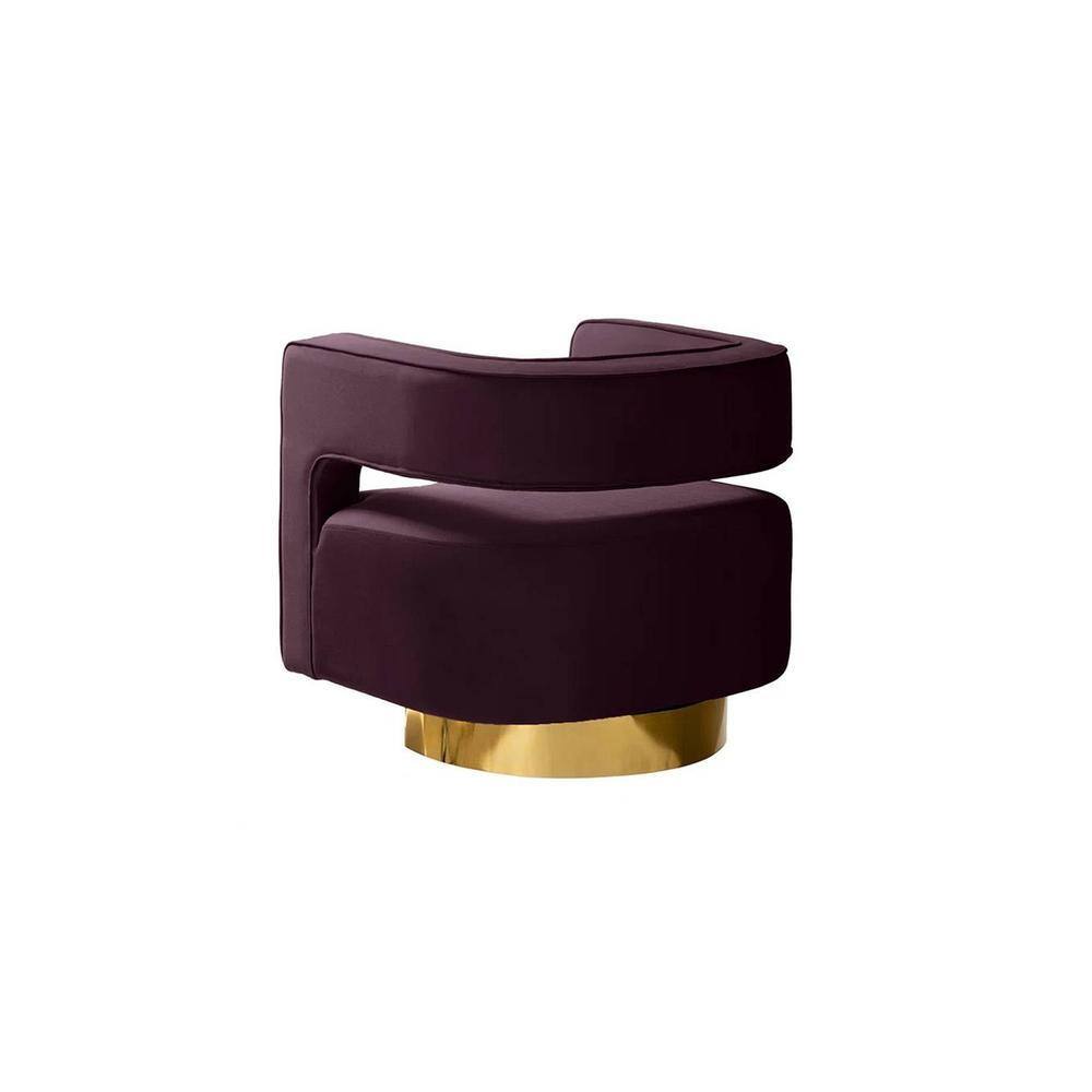 Alson Accent Chair in Purple Colour