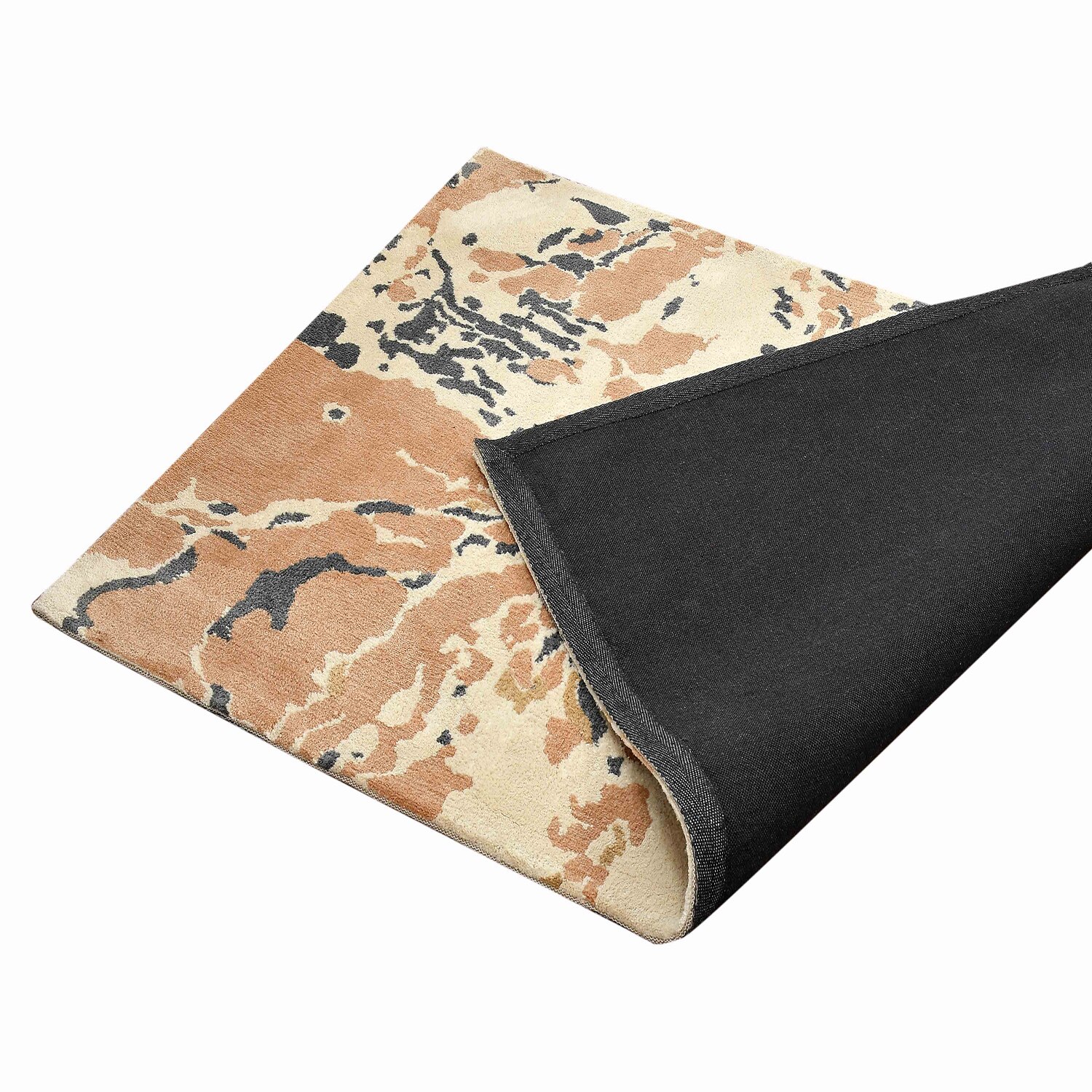 Multicolor Abstract Machine Made Polyester 2 X 5 Feet Carpet