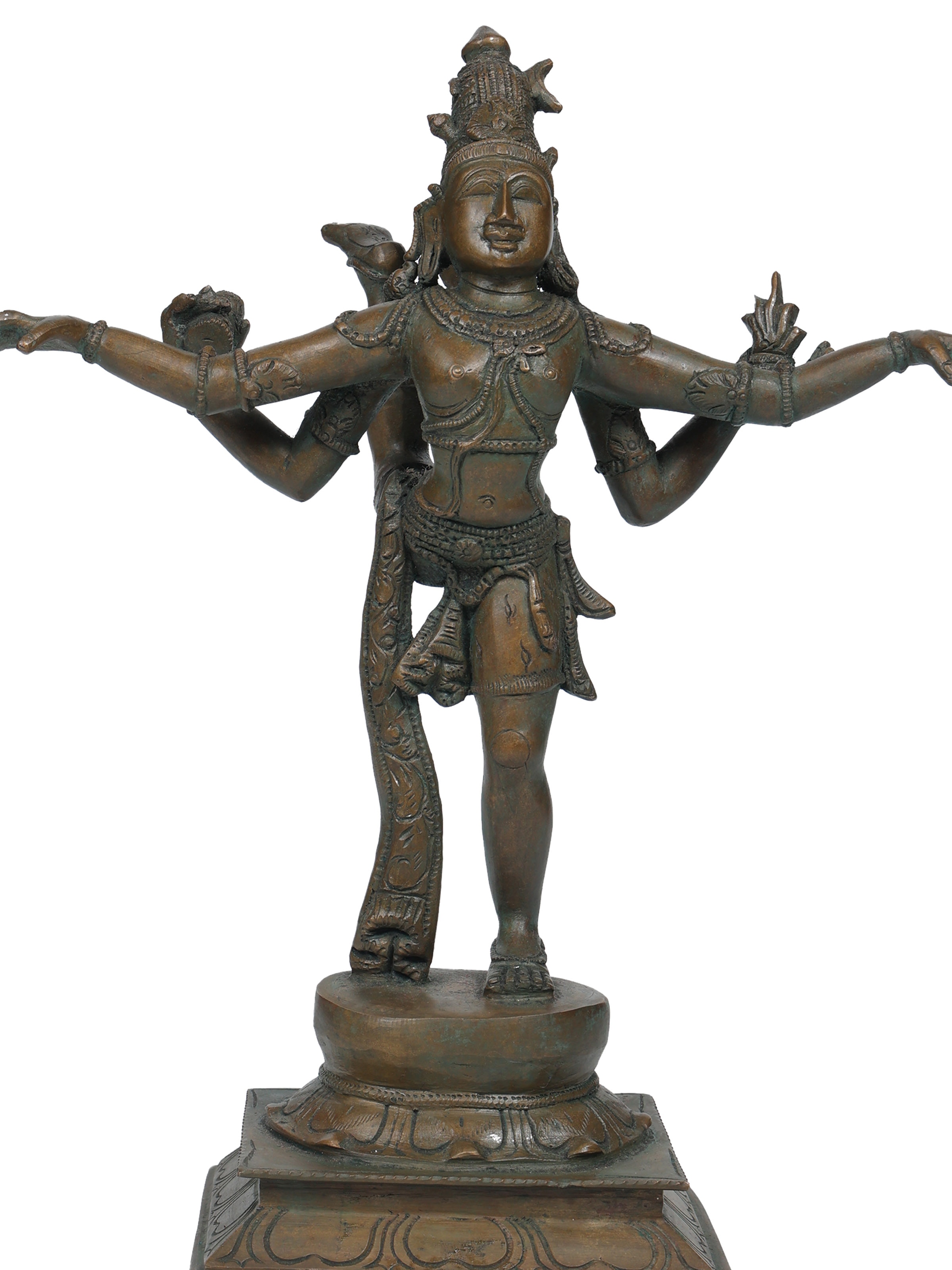 Bronze Cast Viruchiga Thandavam Idol