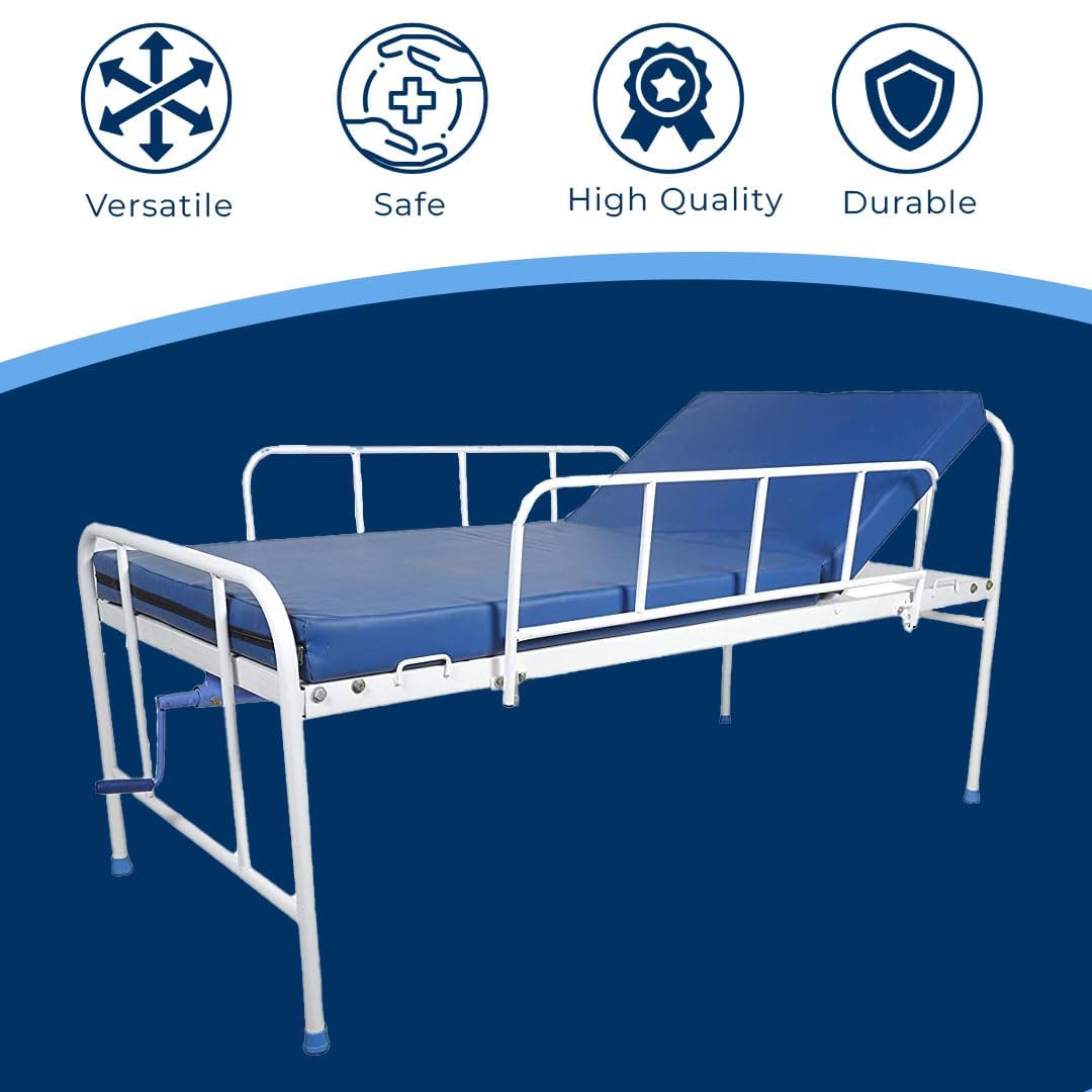 Vital ICU 4-Fold Hospital Mattress With Herbfresh Technology And Rexine Cover