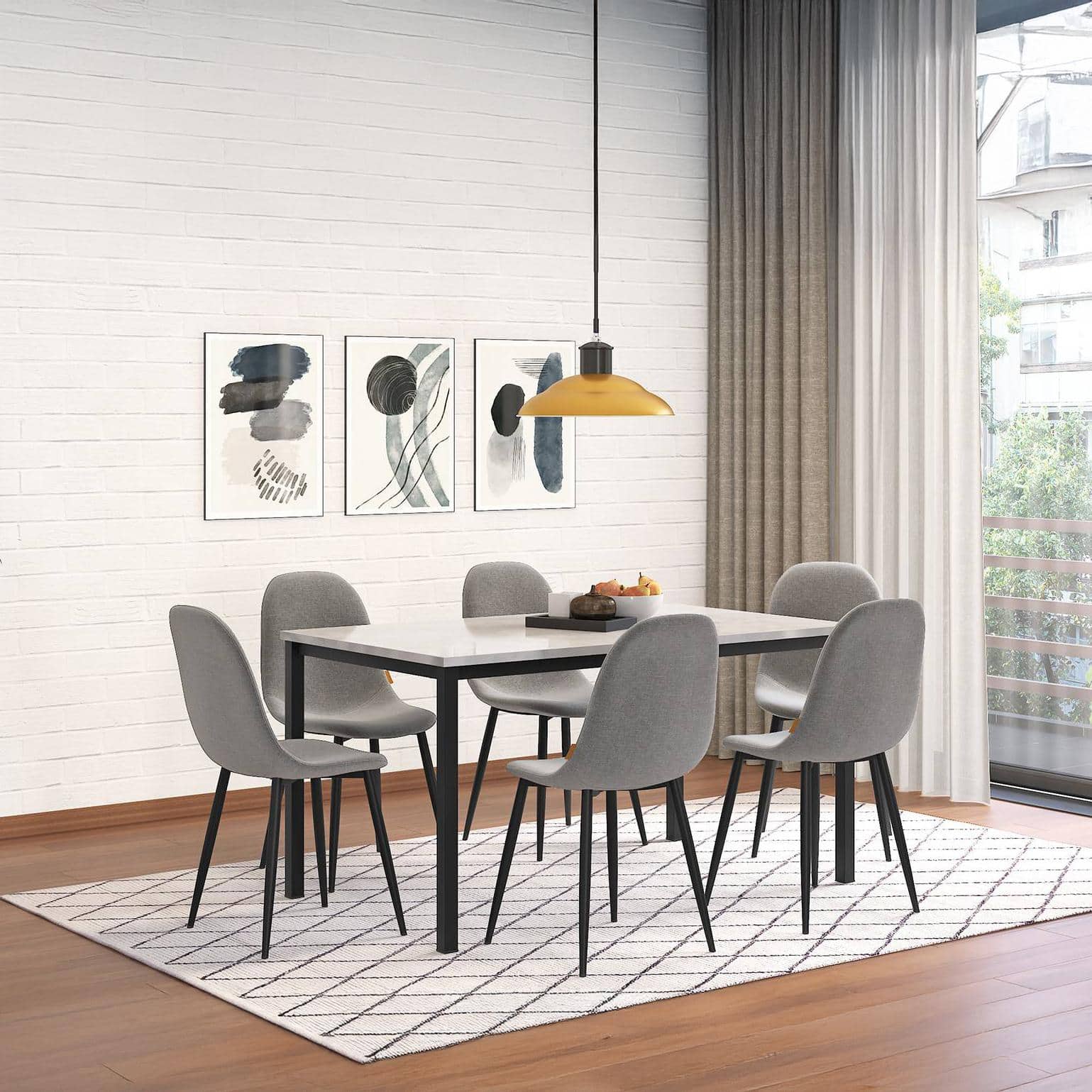 Smith Dining Chair Set Of 2 Finish: Natural Oak