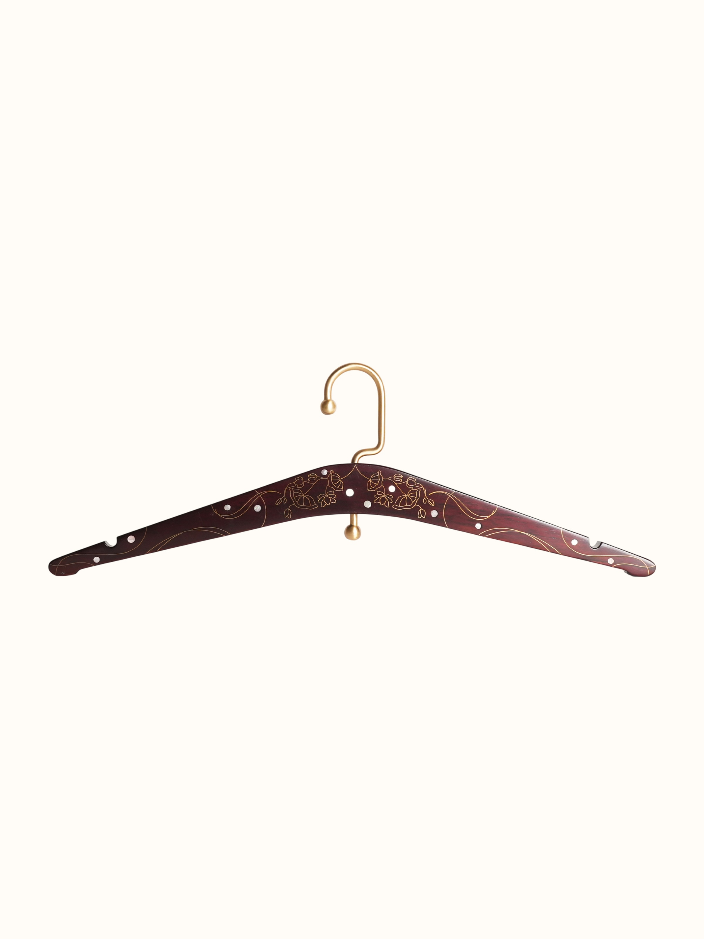 Kamal Tarkashi Teak Wood Hanger