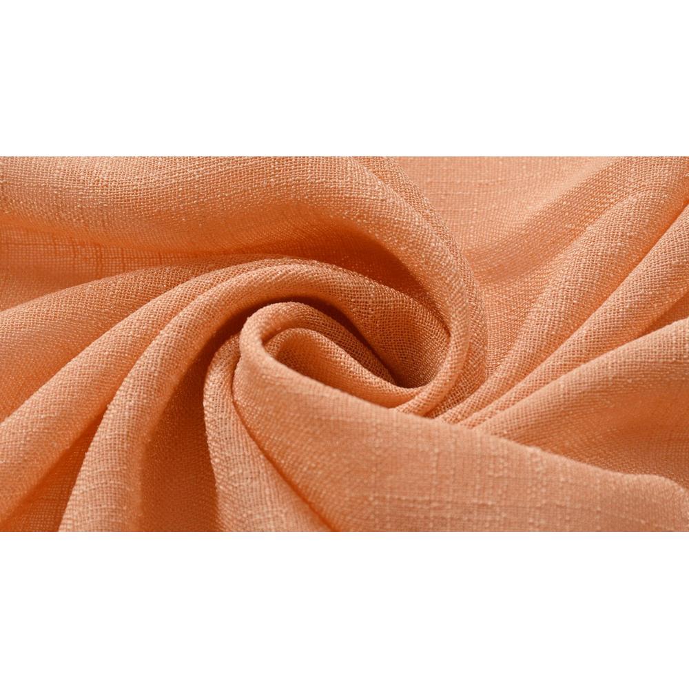 Solid Pack of 2 Pieces Sheer Window Curtain