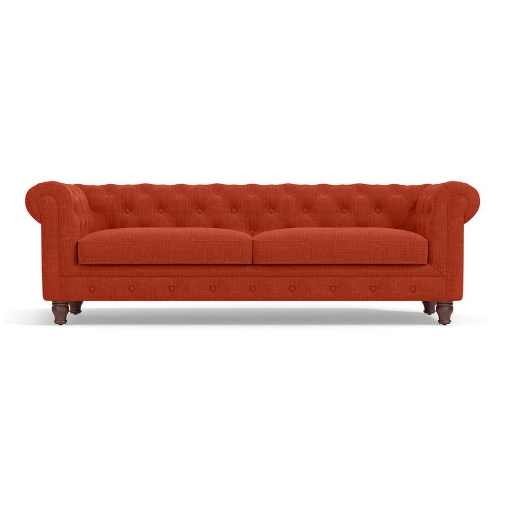 Winchester Premium 3 Seater Fabric Sofa in Lava Colour