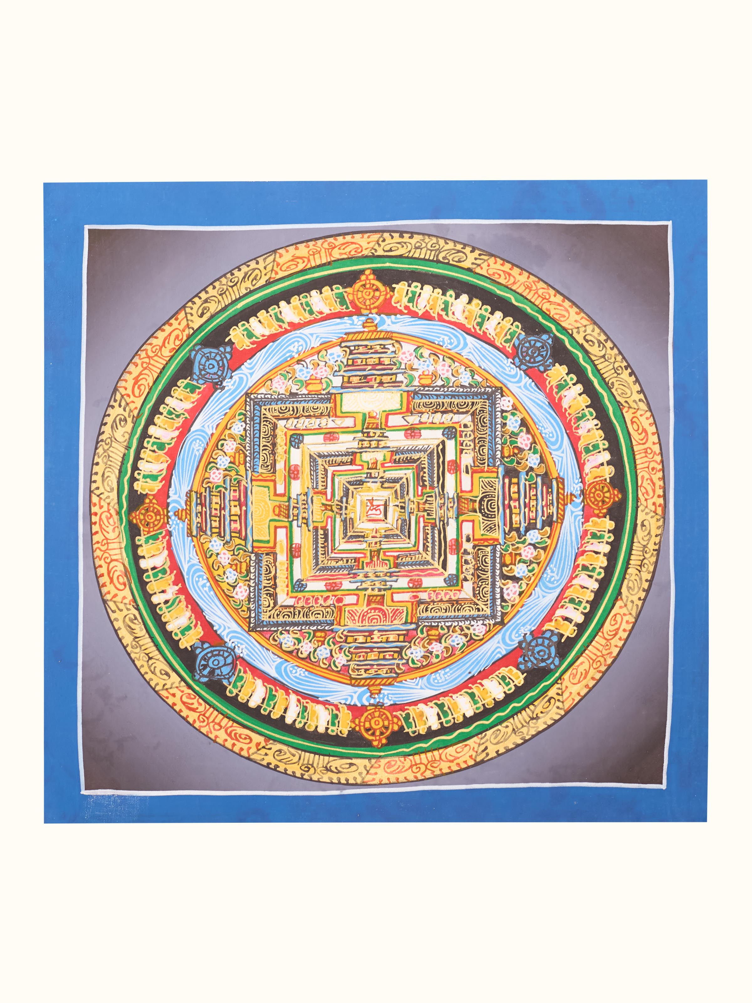 Kalchakra Mandala Thangka Painting
