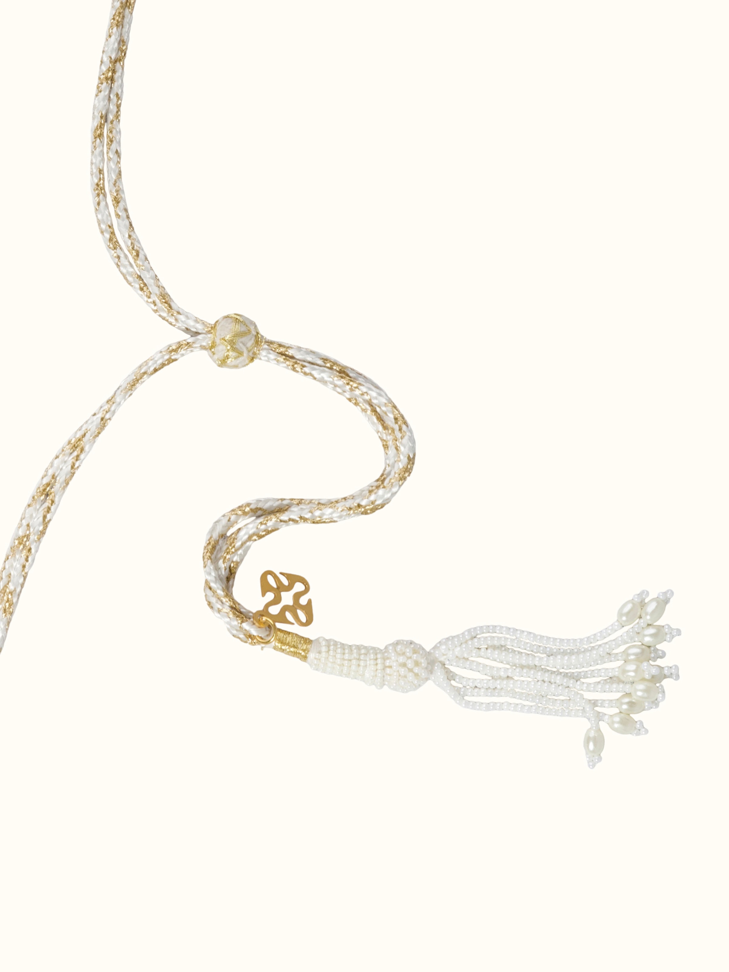 Detail shot of Silver Smithing choker necklace