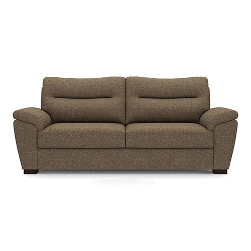 Adelaide Essential 3 Seater Fabric Sofa in Dune Colour - Urban Ladder