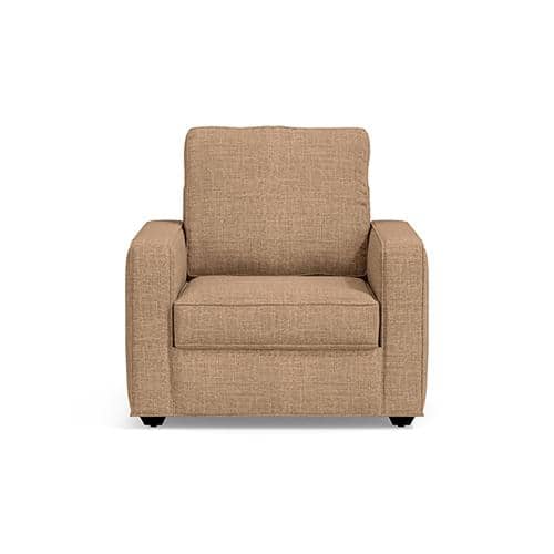 Apollo Sofa Set (Colour : Sandshell Beige, Cushion : Soft, Back Type : High Back, Seater : 3+1+1)