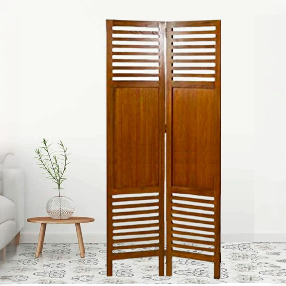 Kaleena Solid Wood 4 Panel Room Divider - New Shilpi Handicrafts