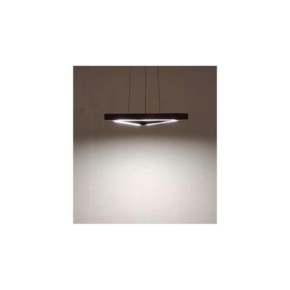 Trine Brown Solid Wood Single Hanging Light