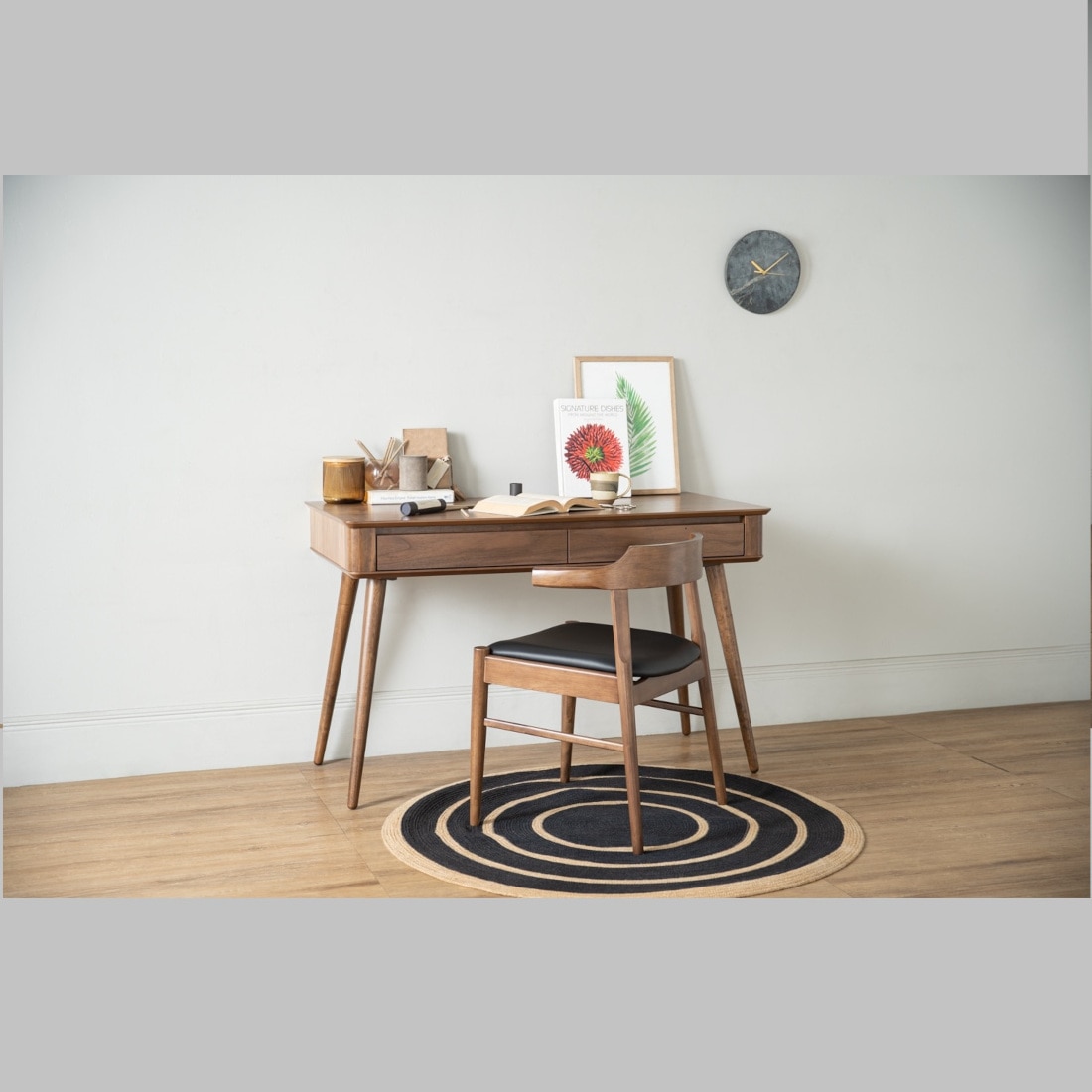 Scandinavian Dover Writing Desk Cocoa Finish - Nestnordic