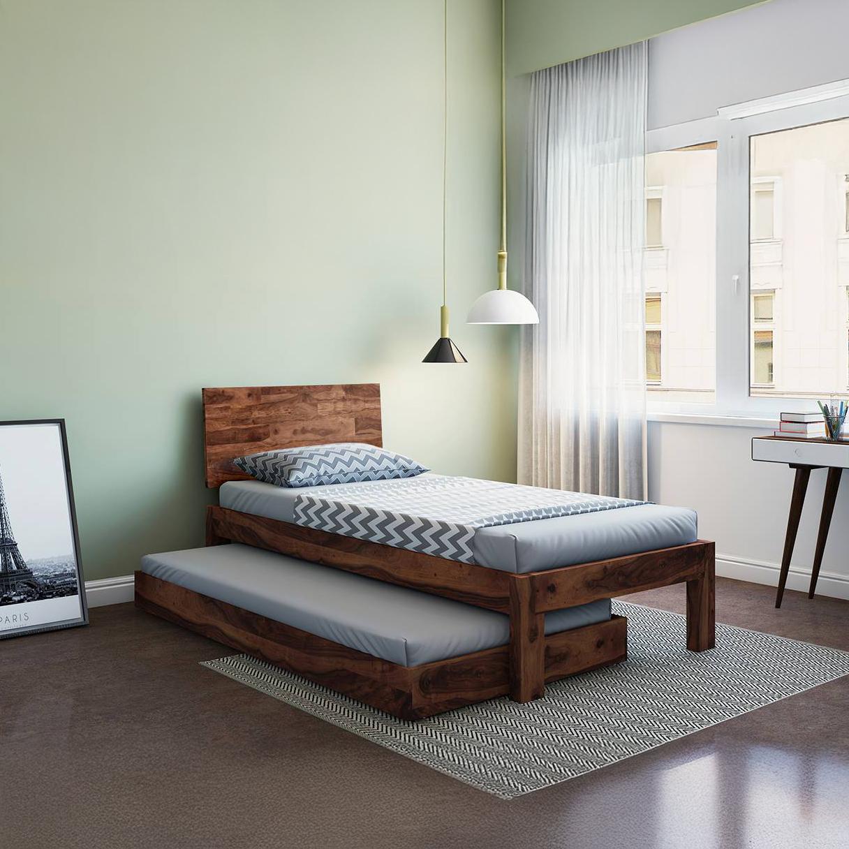 Boston Single Bed (Solid Wood)