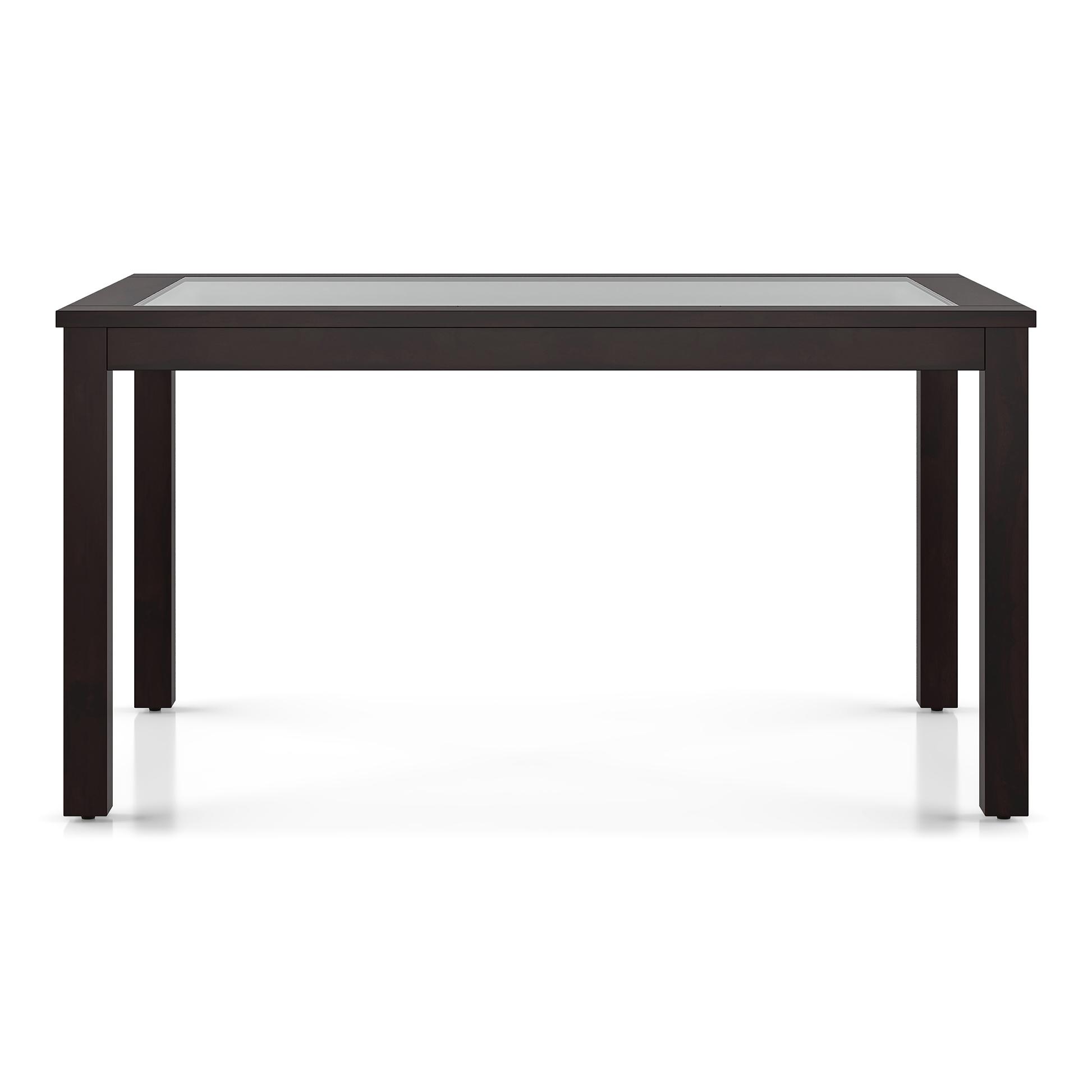 Floyd 6 Seater Dining Table Glass Top With Set Of 6 Zella Dining Chairs