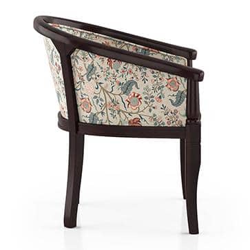 Florence Lounge Chair in Calico Floral Colour